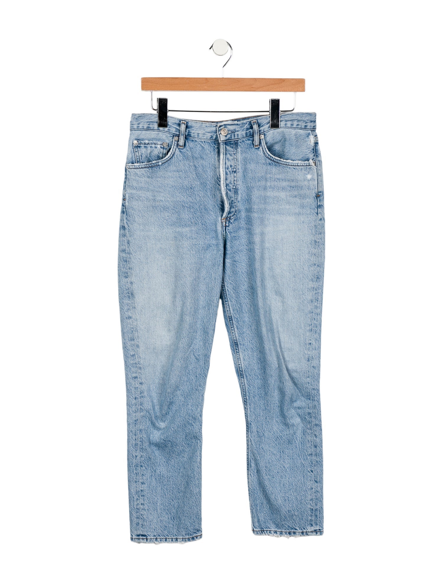 AGOLDE High-Rise Straight Leg Jeans