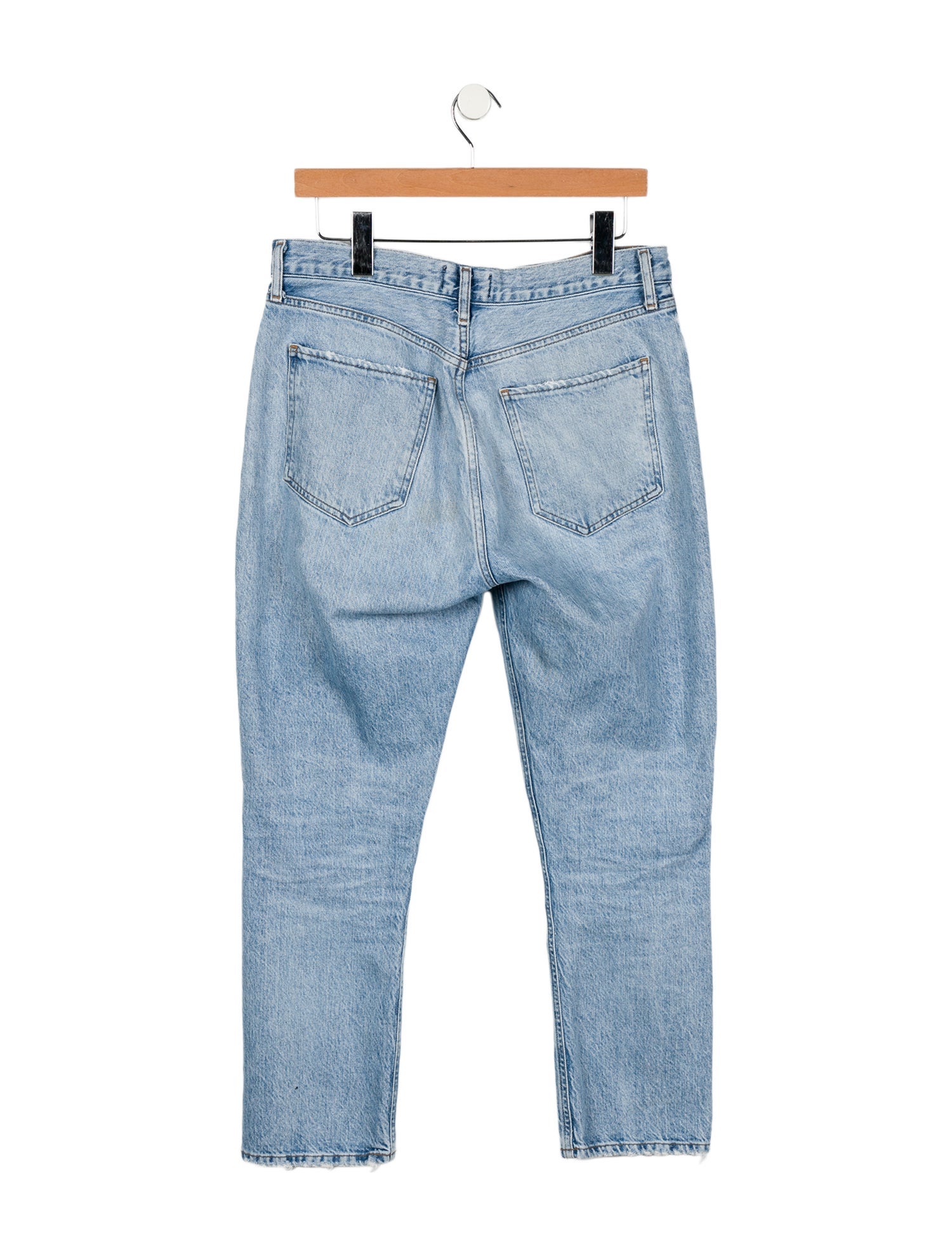 AGOLDE High-Rise Straight Leg Jeans