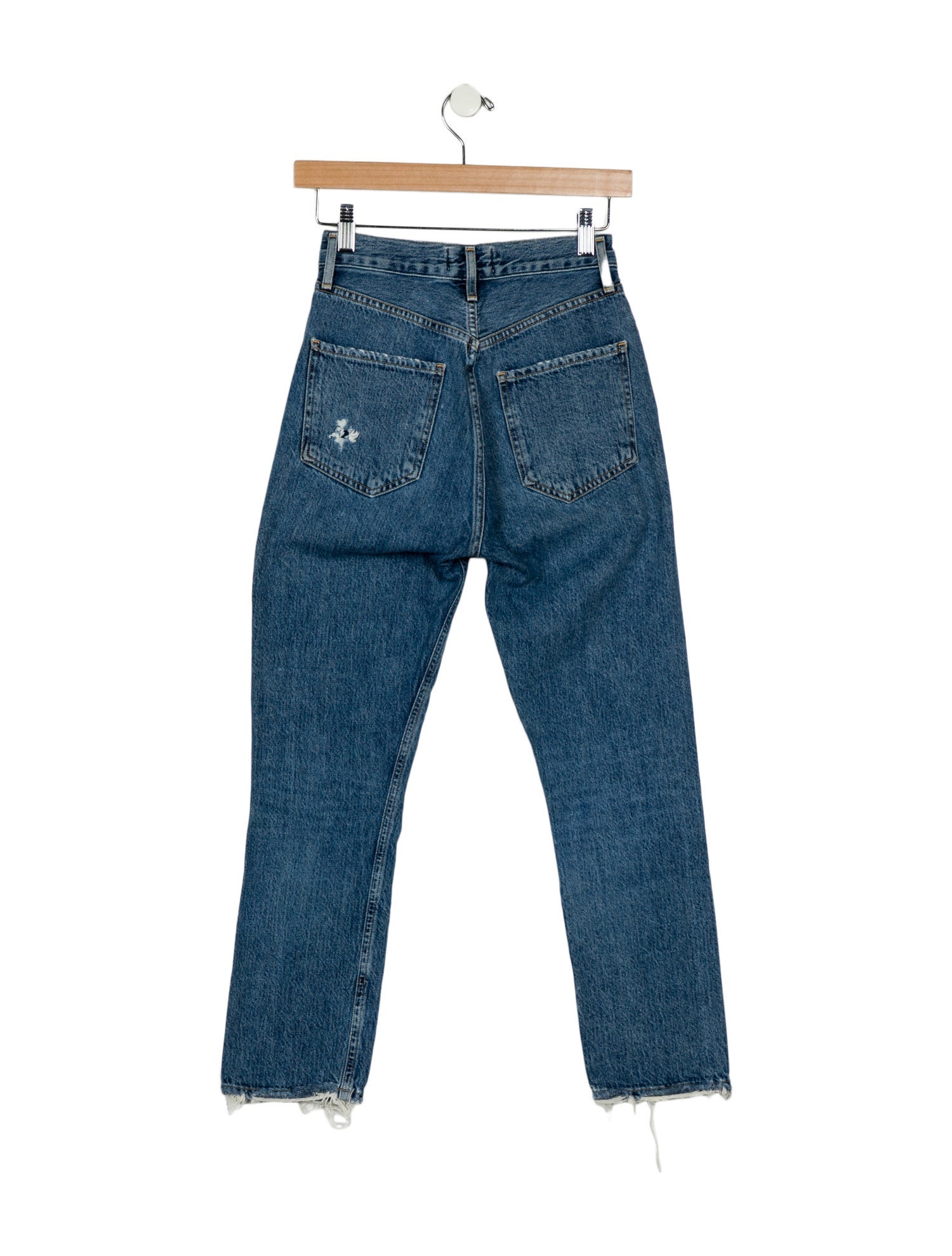 AGOLDE Mid-Rise Straight Leg Jeans