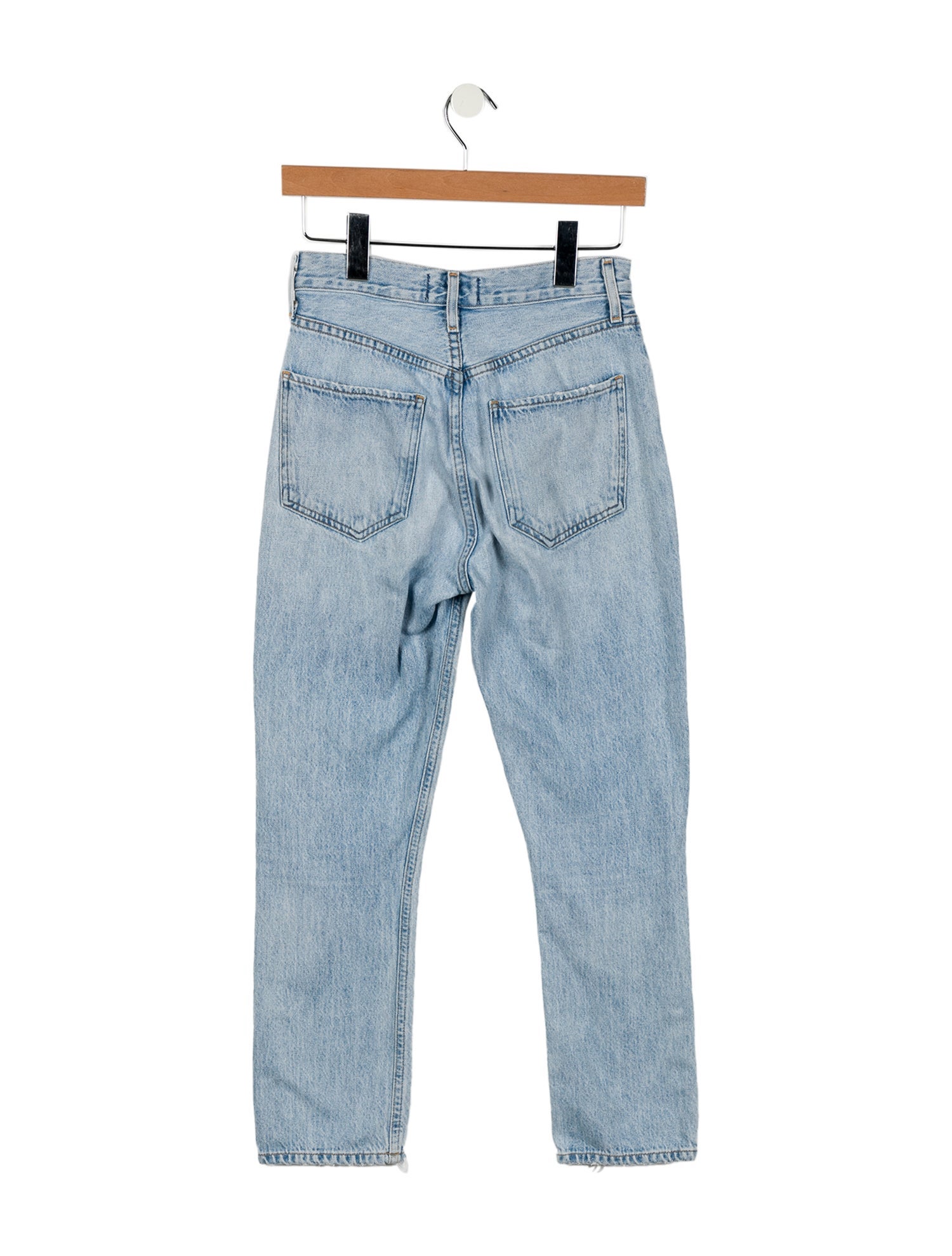 AGOLDE High-Rise Straight Leg Jeans