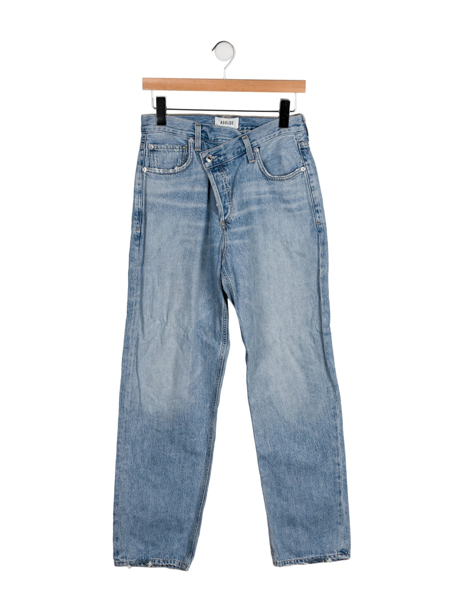 AGOLDE High-Rise Straight Leg Jeans