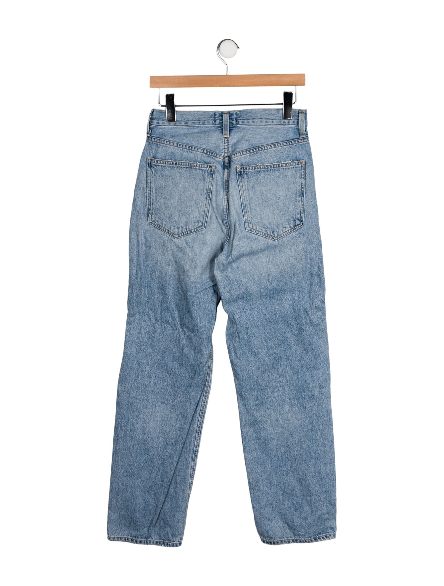 AGOLDE High-Rise Straight Leg Jeans
