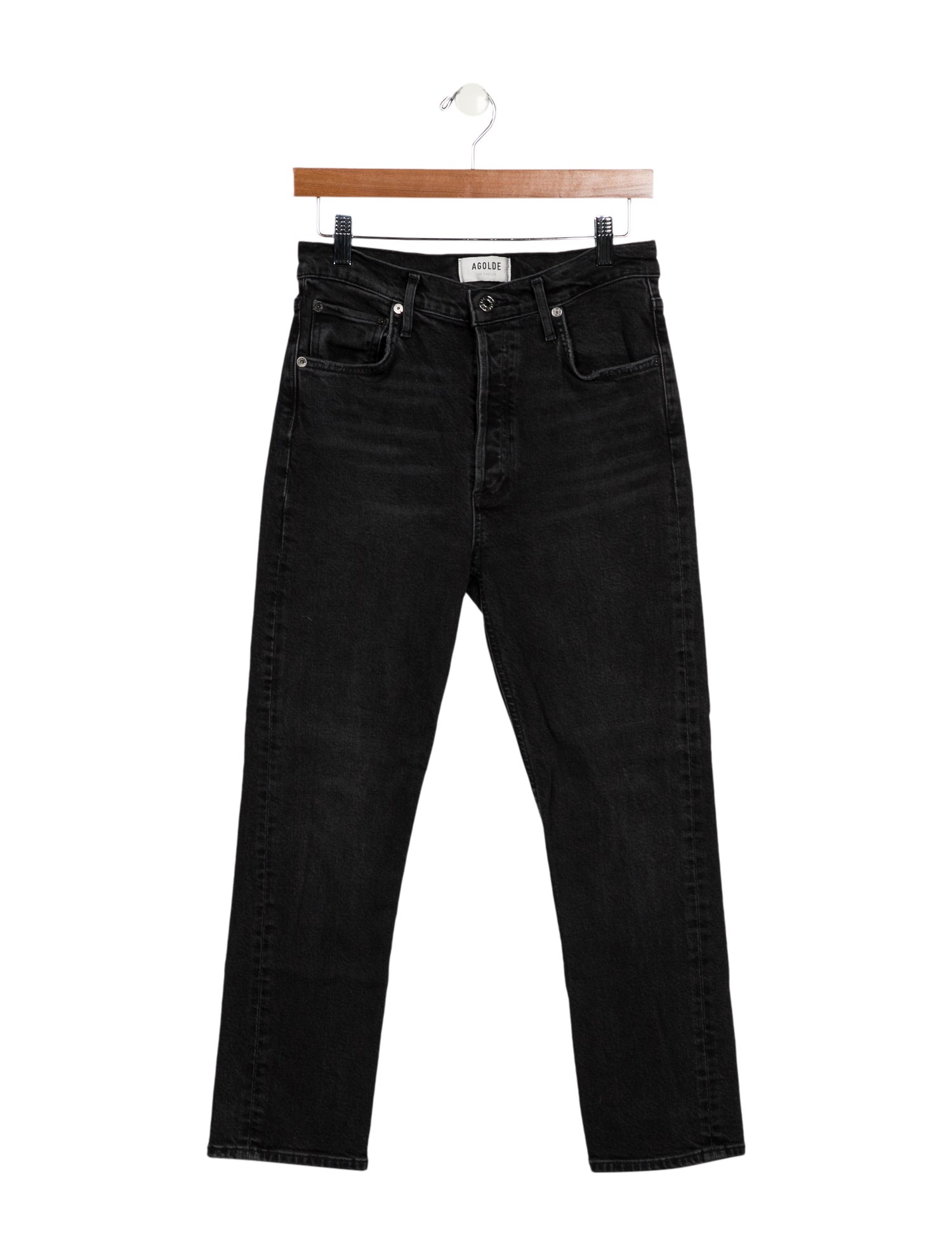 AGOLDE High-Rise Straight Leg Jeans