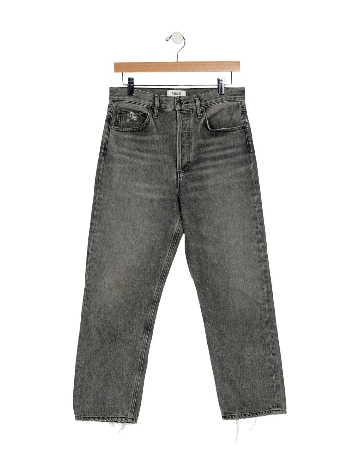 AGOLDE High-Rise Straight Leg Jeans