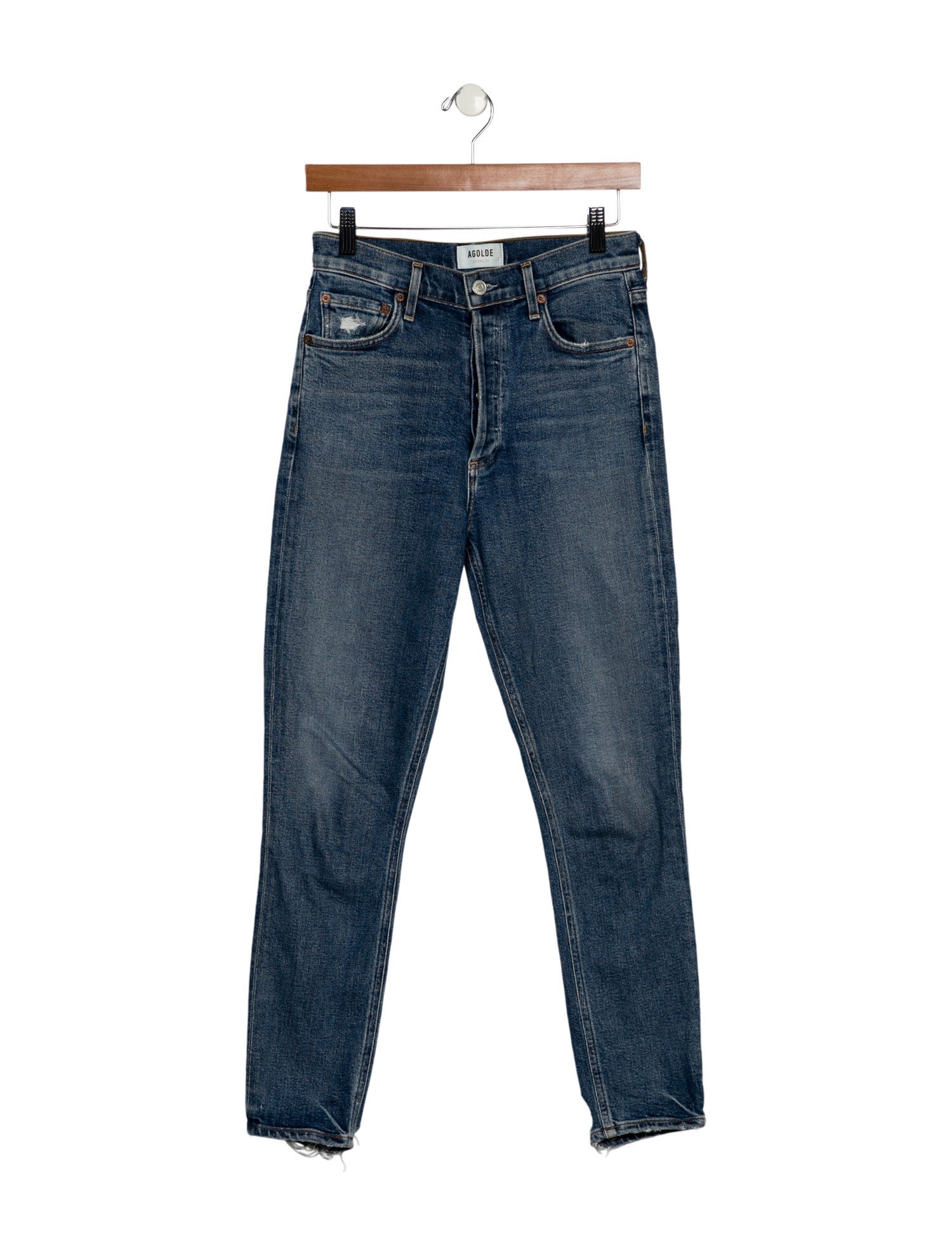 AGOLDE High-Rise Skinny Leg Jeans