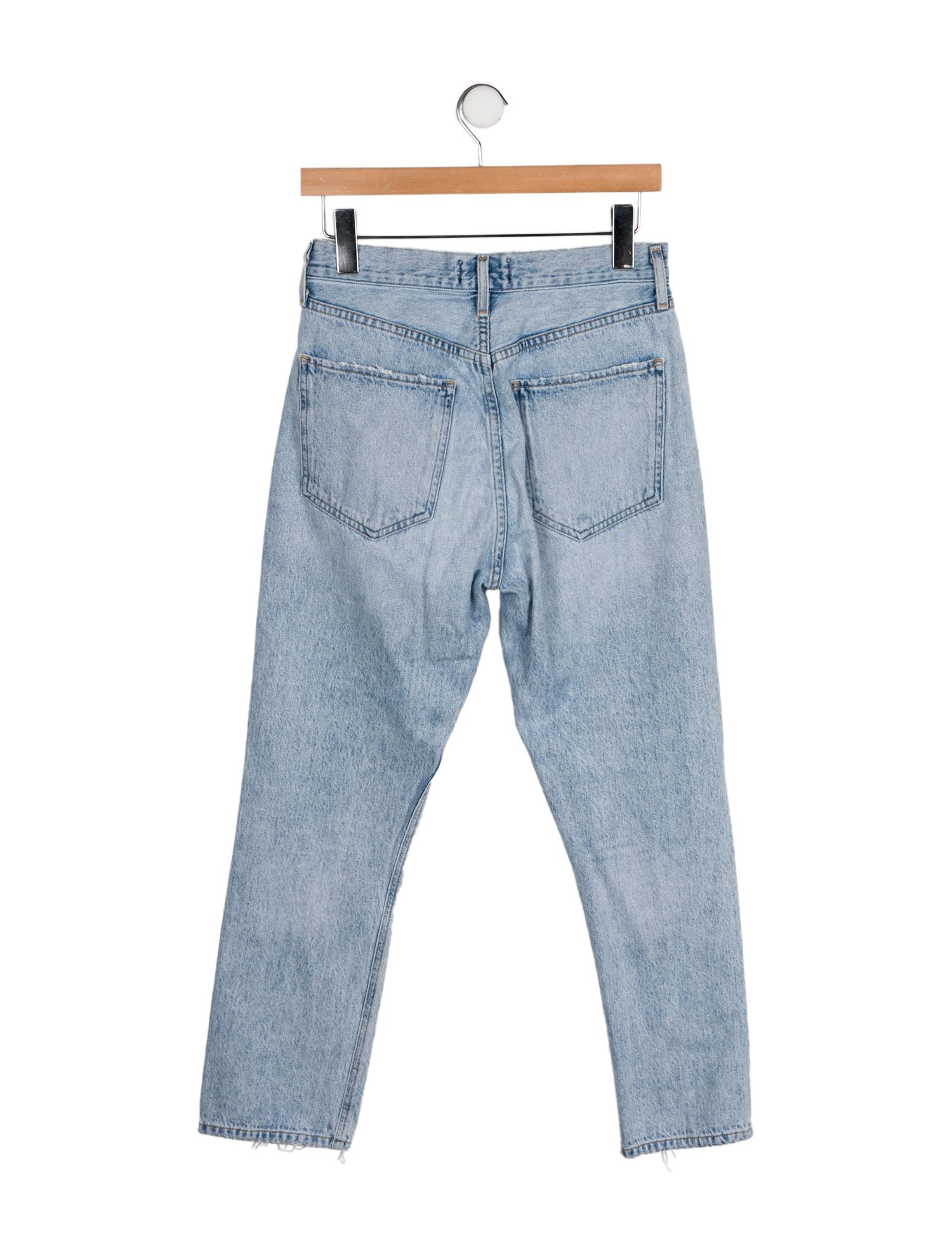AGOLDE High-Rise Straight Leg Jeans
