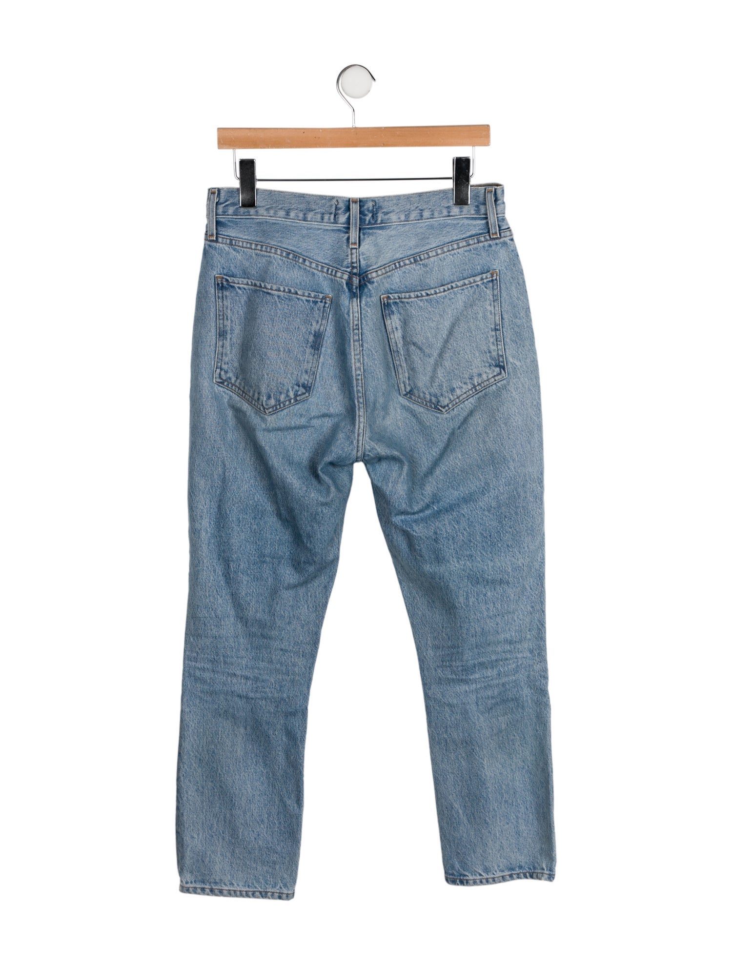 AGOLDE High-Rise Straight Leg Jeans