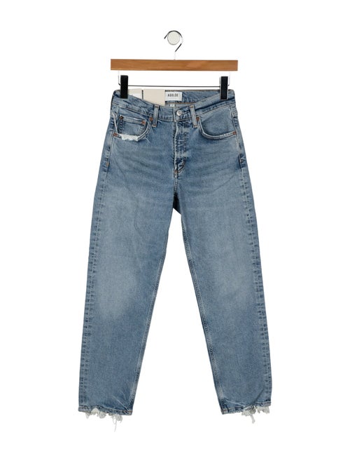 AGOLDE Mid-Rise Straight Leg Jeans