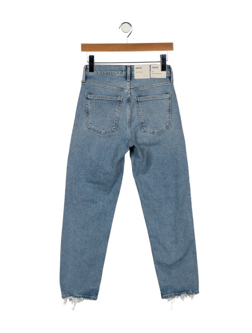 AGOLDE Mid-Rise Straight Leg Jeans