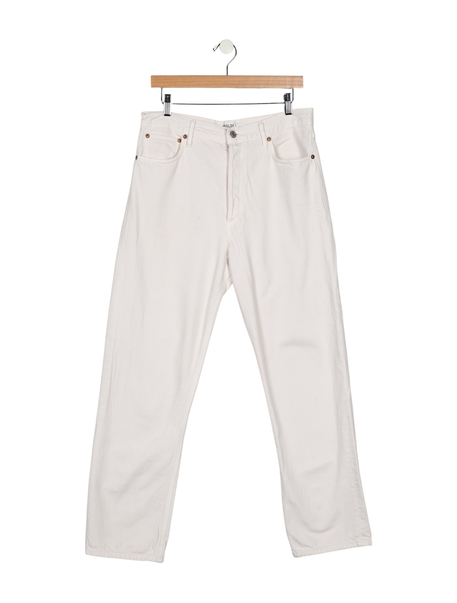 AGOLDE High-Rise Straight Leg Jeans