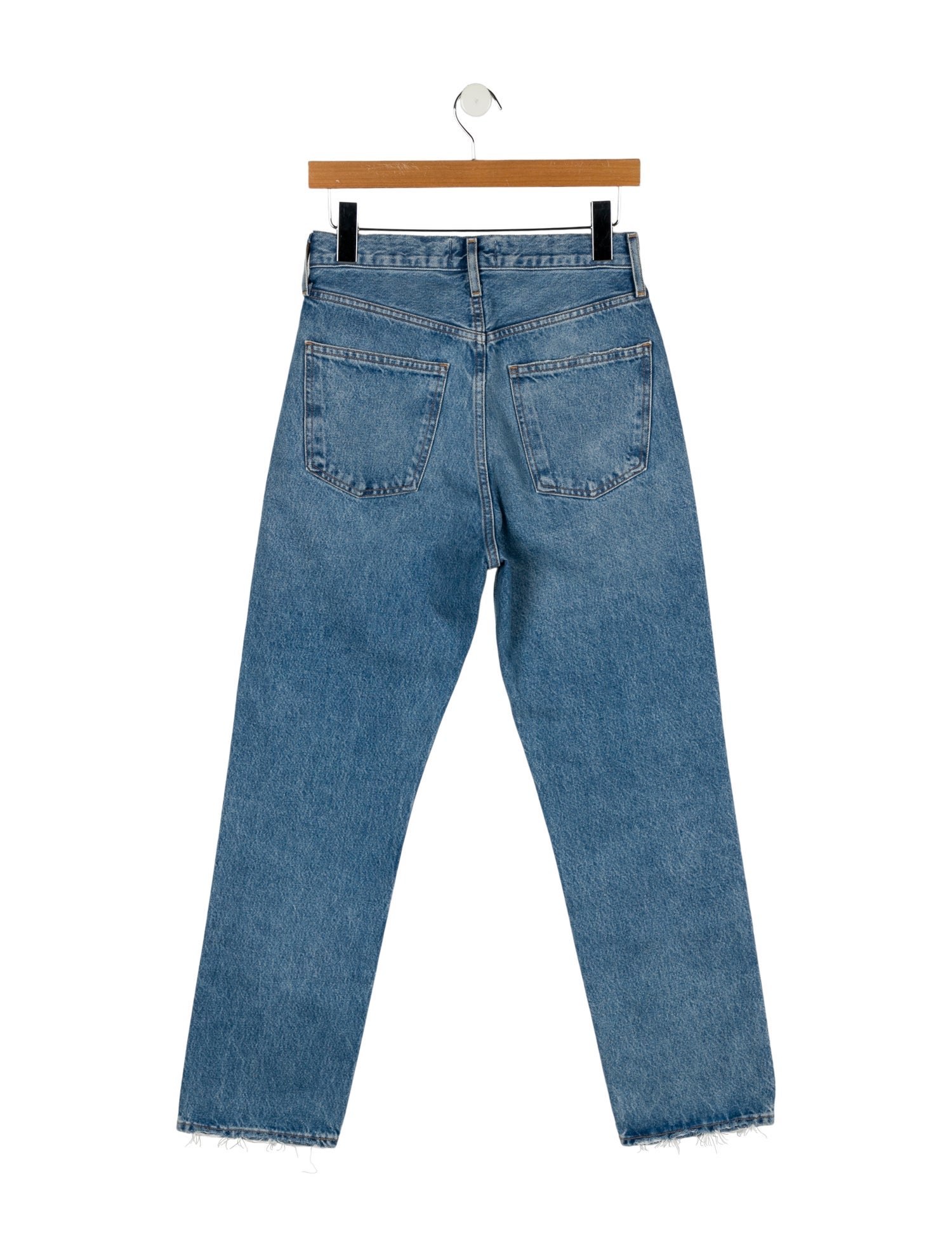 AGOLDE High-Rise Straight Leg Jeans
