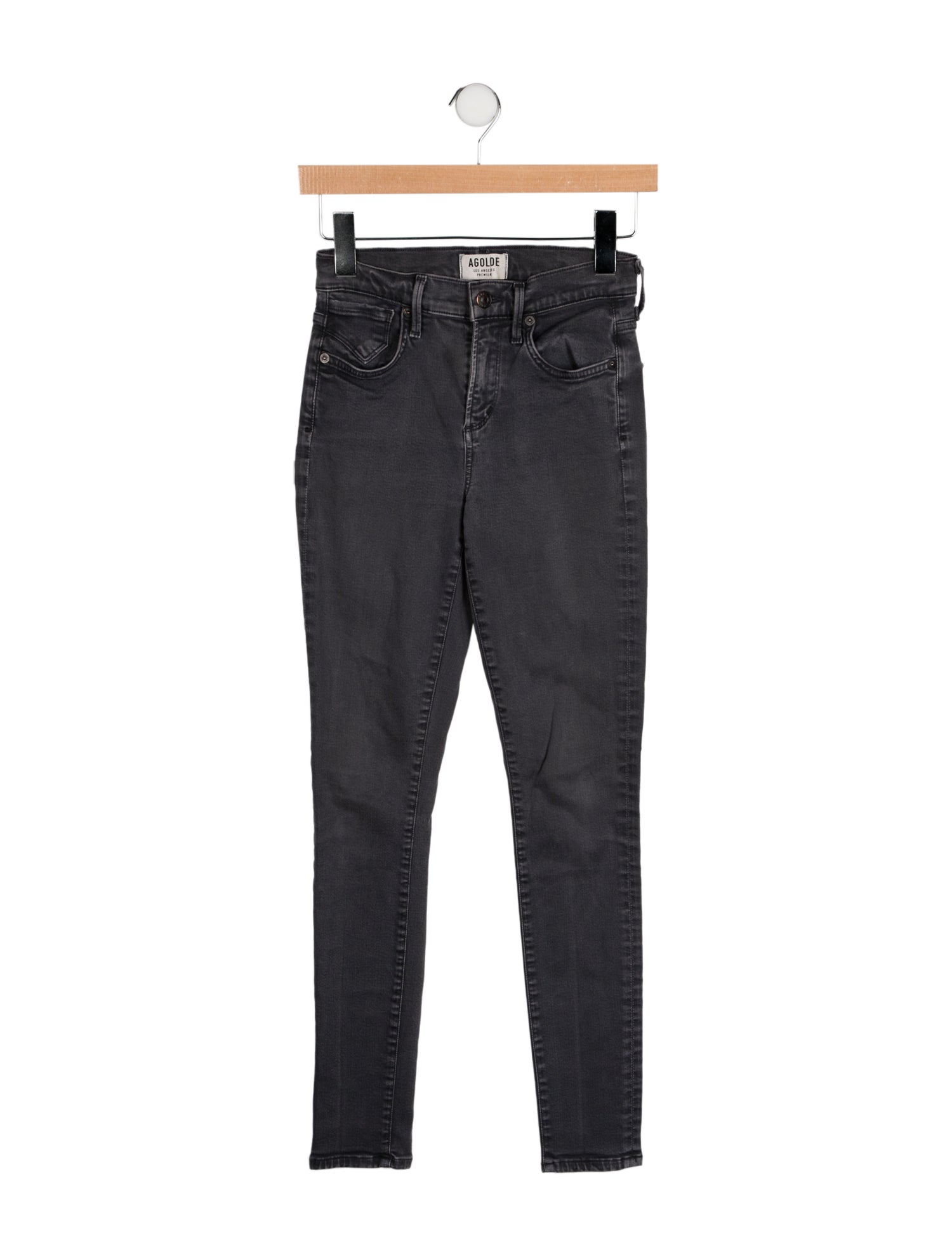 AGOLDE Mid-Rise Skinny Leg Jeans