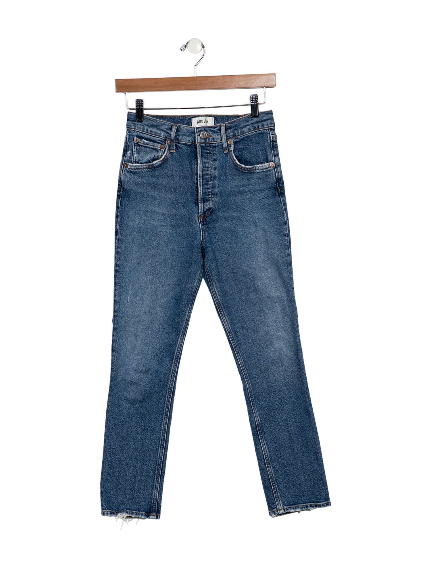AGOLDE High-Rise Straight Leg Jeans
