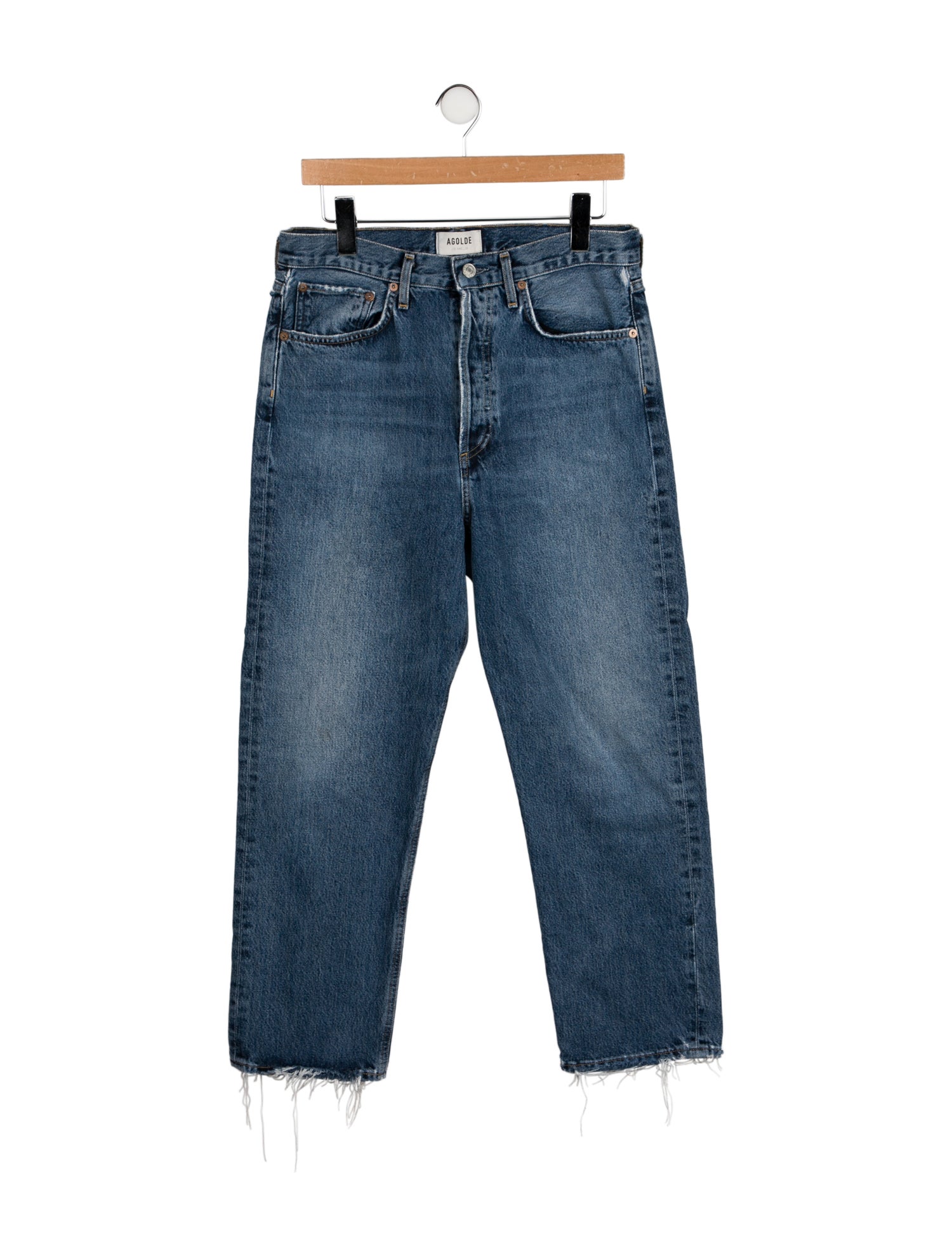 AGOLDE High-Rise Straight Leg Jeans