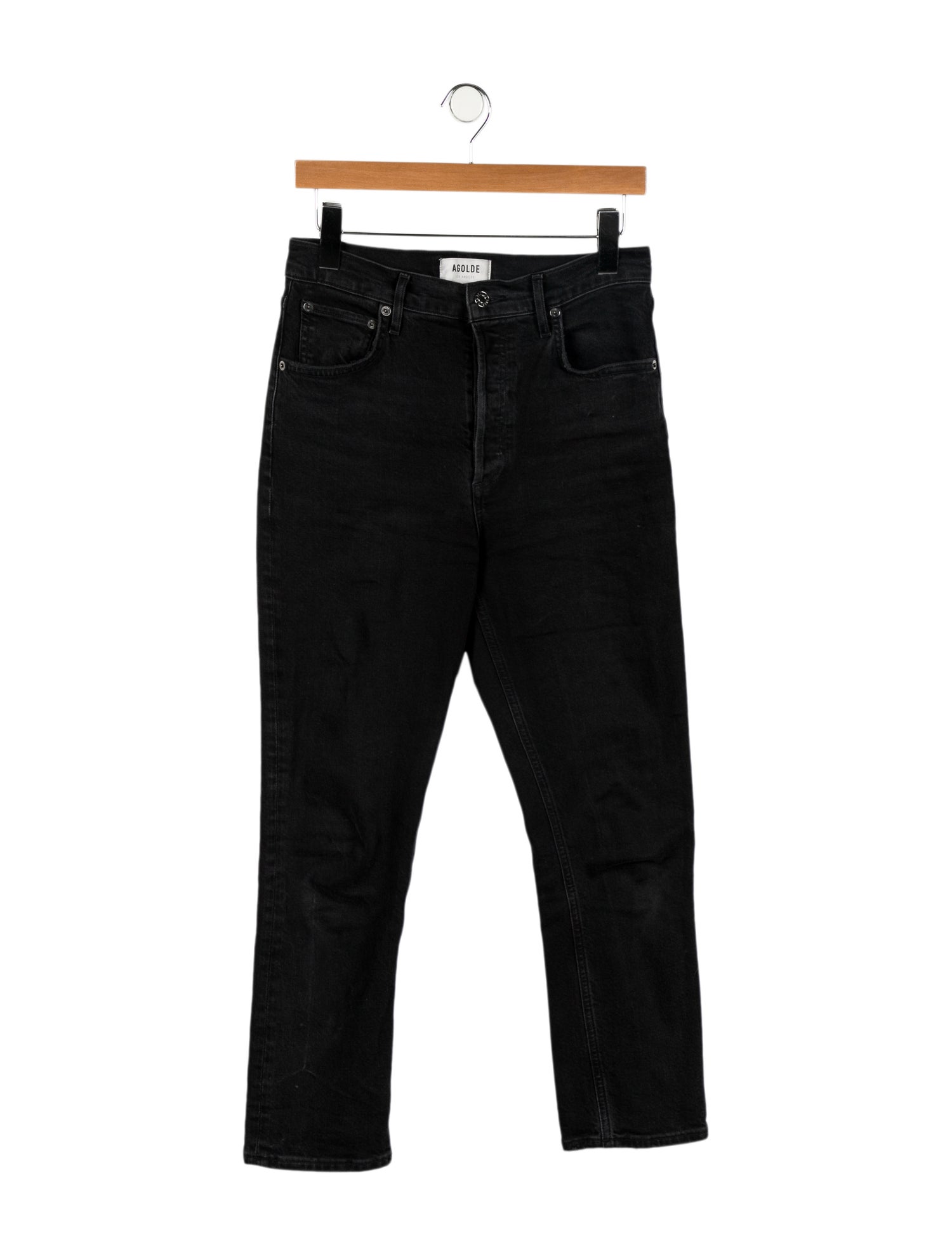 AGOLDE High-Rise Straight Leg Jeans