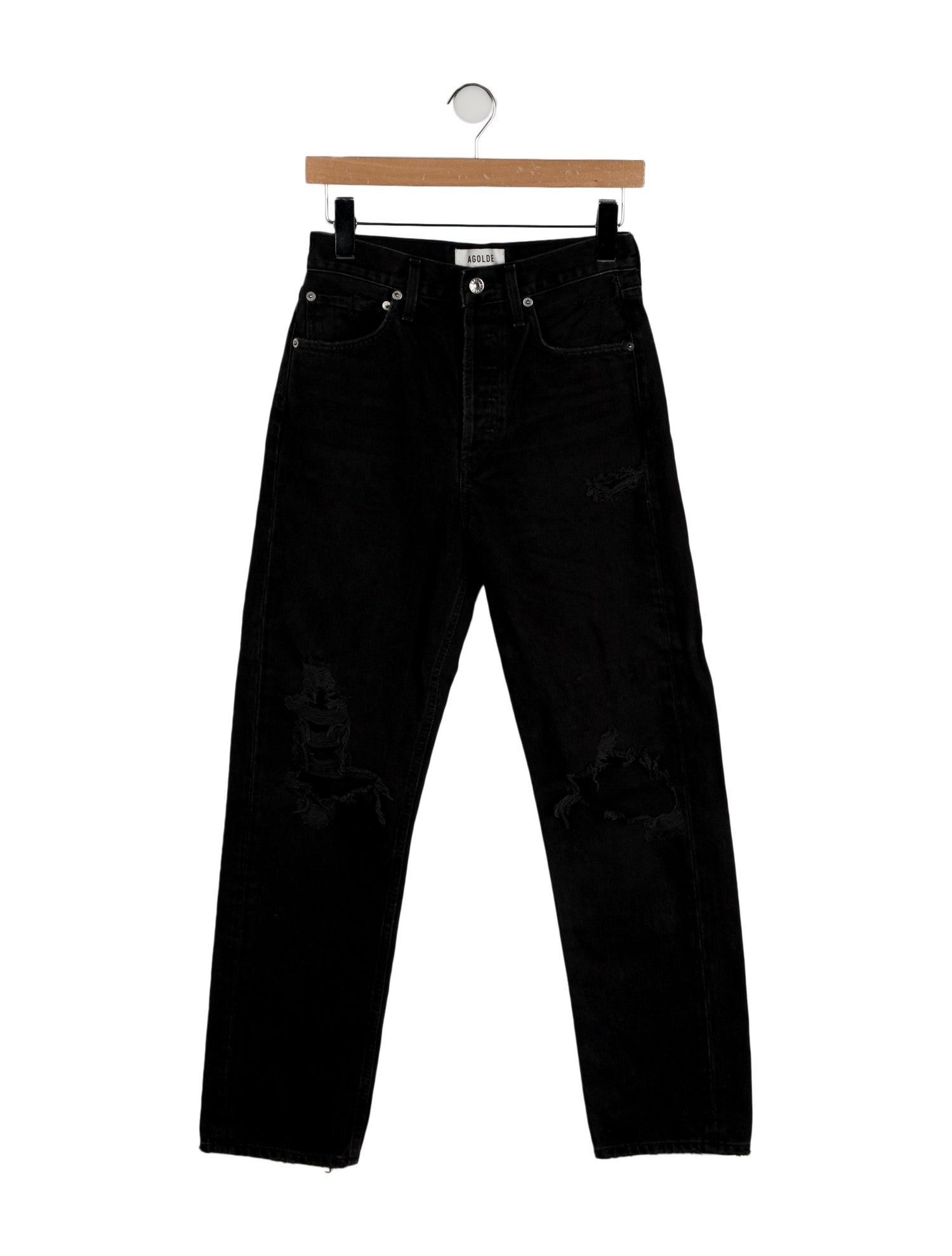 AGOLDE High-Rise Straight Leg Jeans