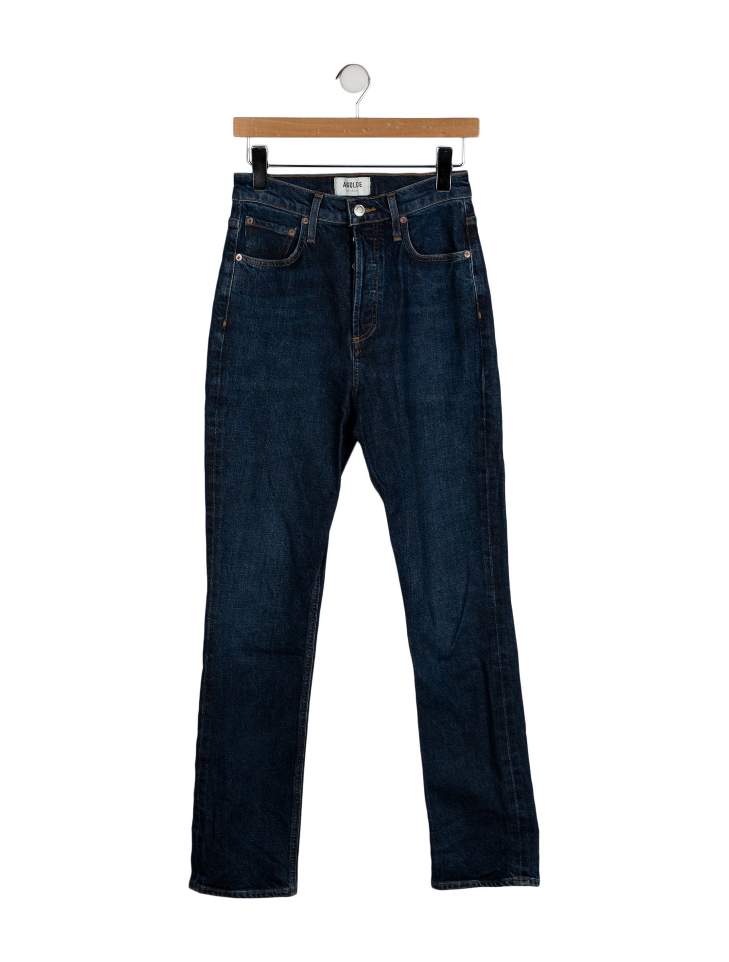 AGOLDE High-Rise Straight Leg Jeans