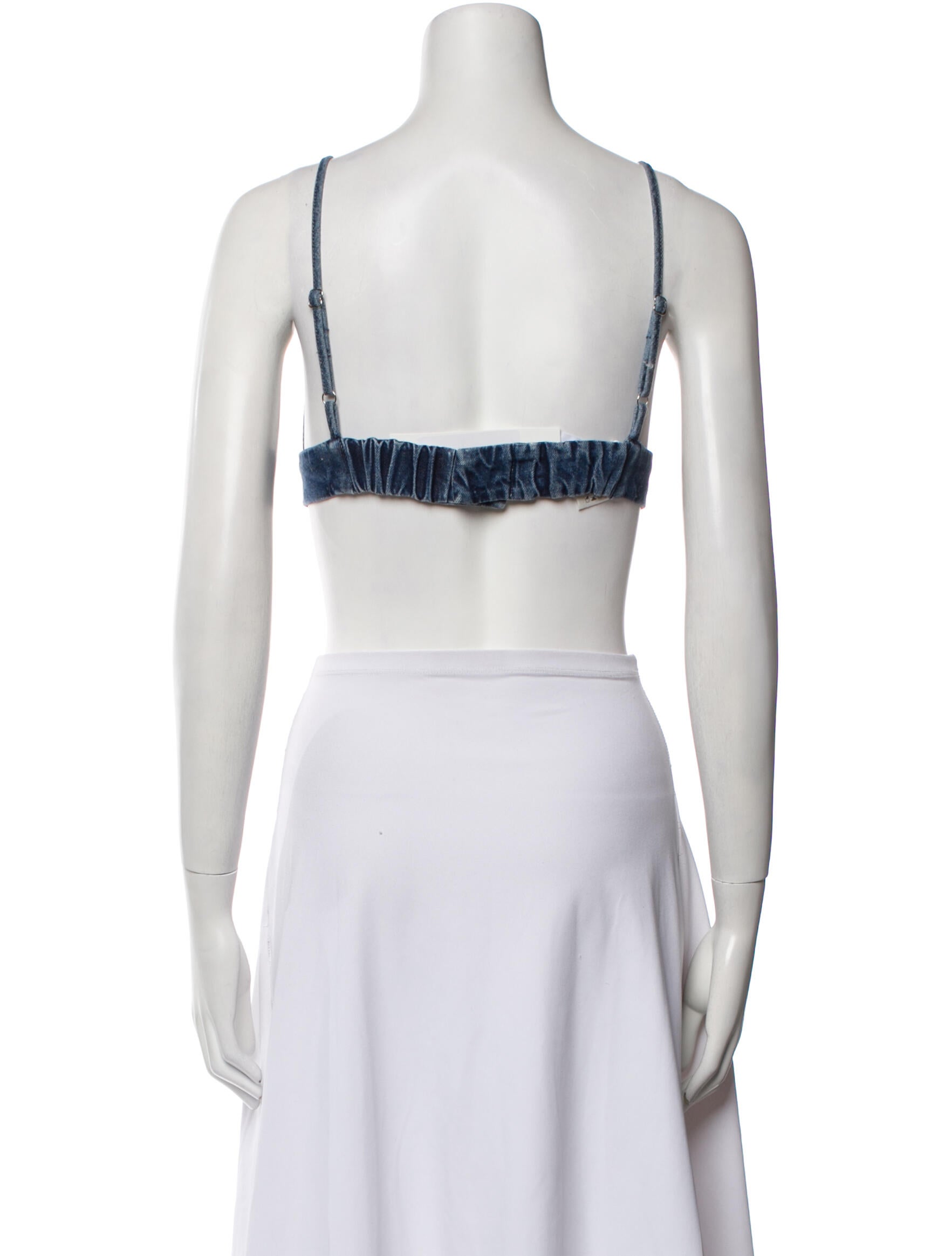 AGOLDE V-Neck Sleeveless Crop Top