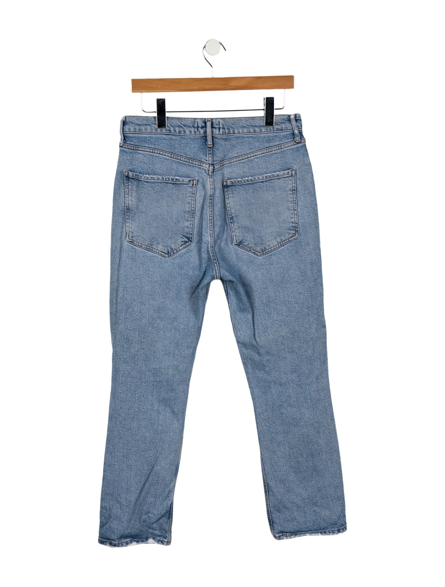 AGOLDE High-Rise Straight Leg Jeans