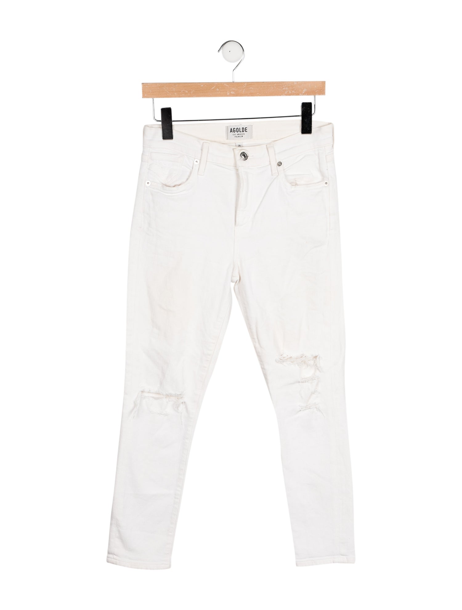 AGOLDE Mid-Rise Skinny Leg Jeans