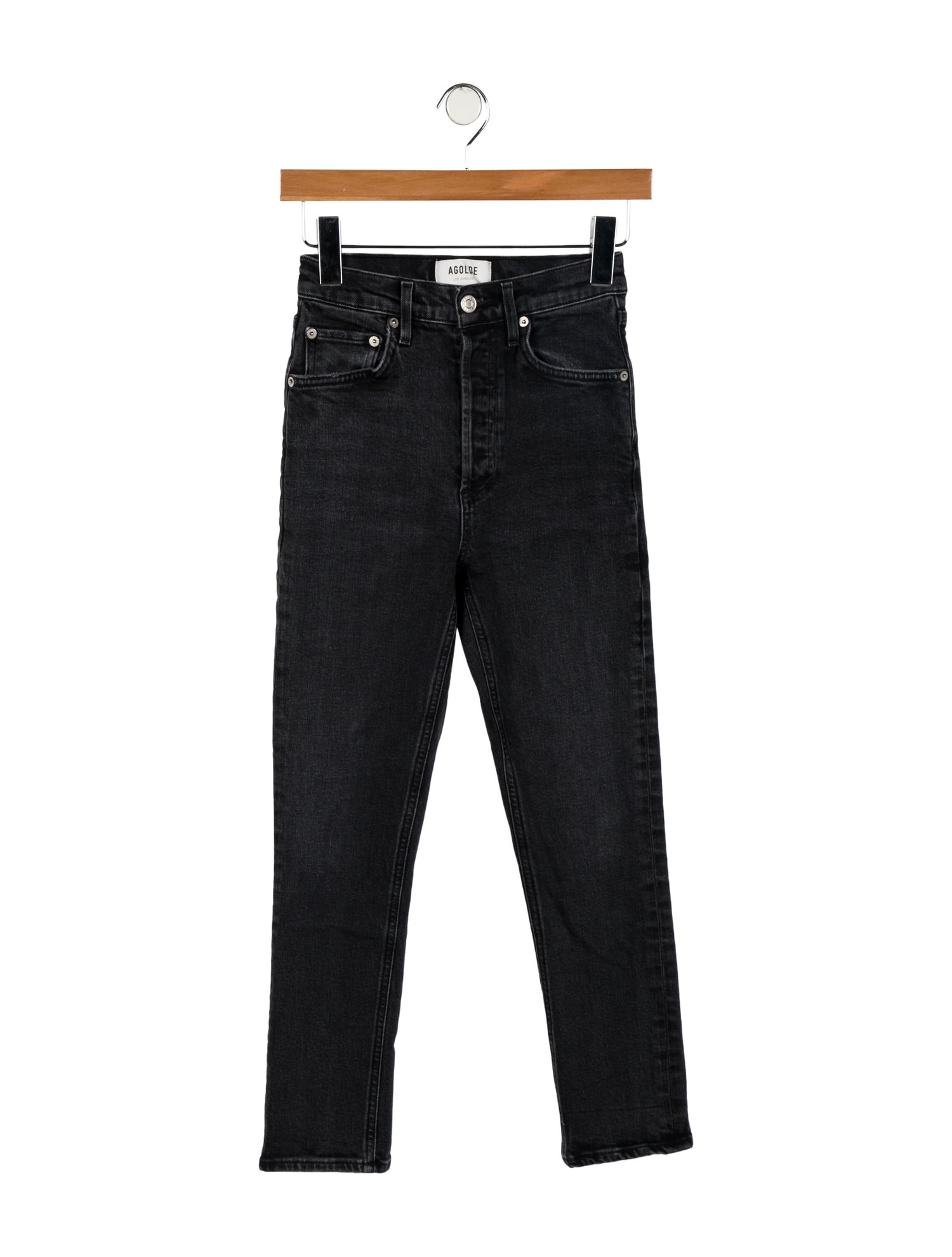AGOLDE Mid-Rise Skinny Leg Jeans