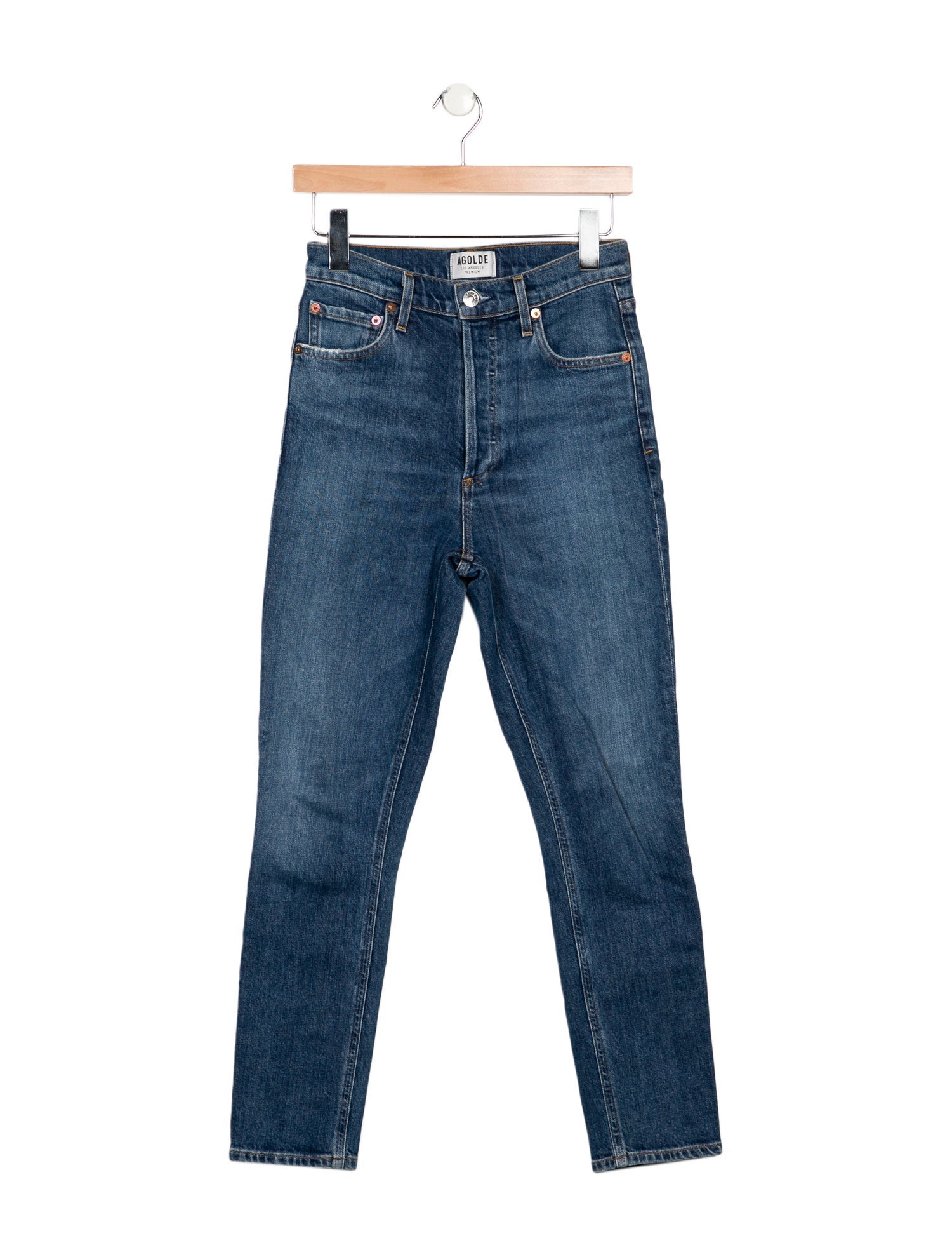 AGOLDE High-Rise Skinny Leg Jeans