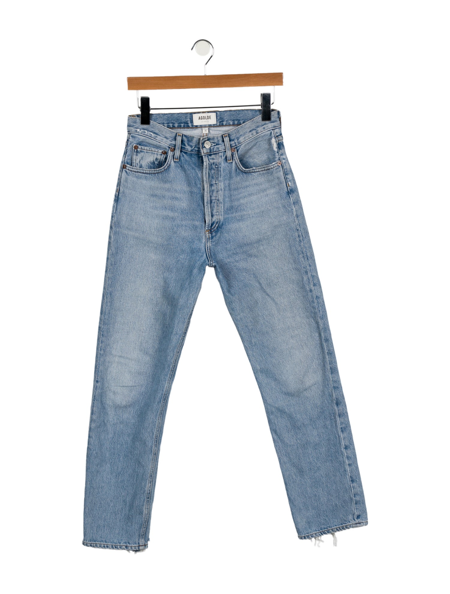 AGOLDE High-Rise Straight Leg Jeans