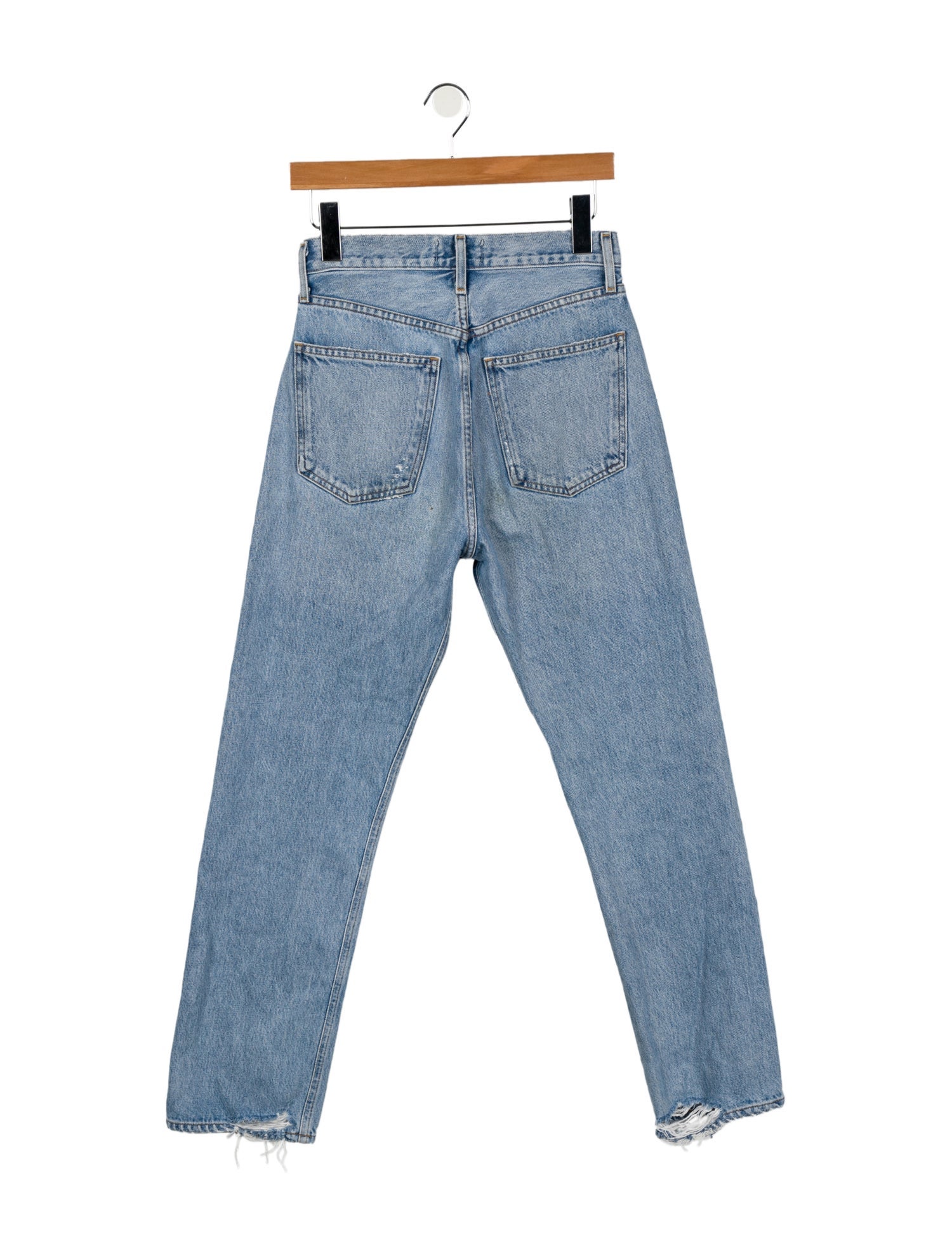 AGOLDE High-Rise Straight Leg Jeans