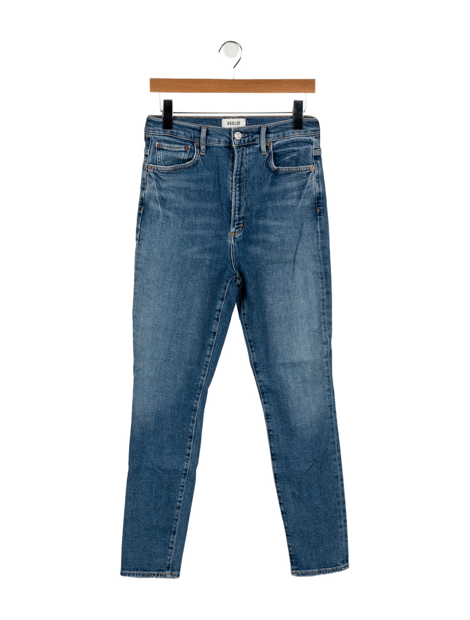 AGOLDE High-Rise Skinny Leg Jeans