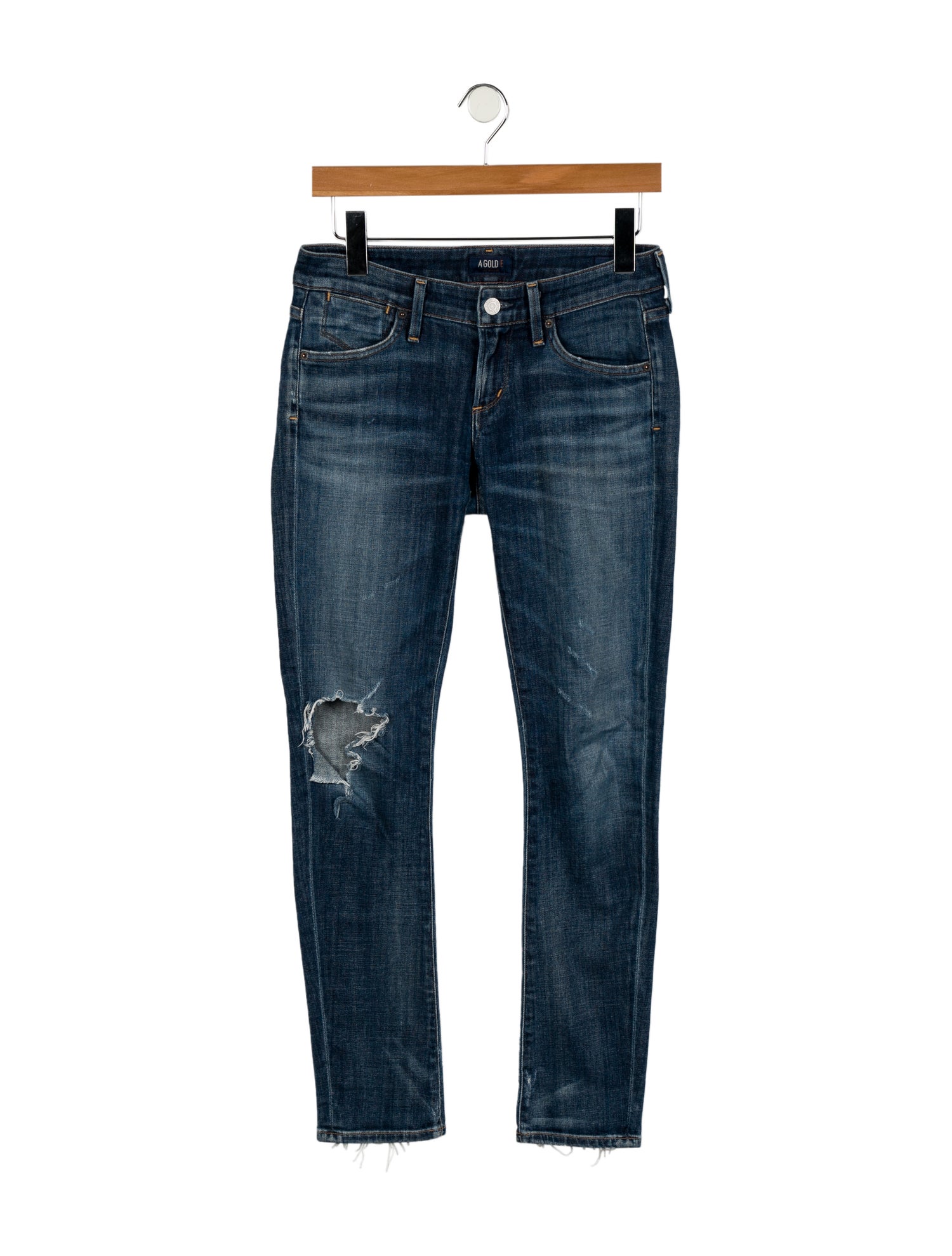 AGOLDE High-Rise Straight Leg Jeans