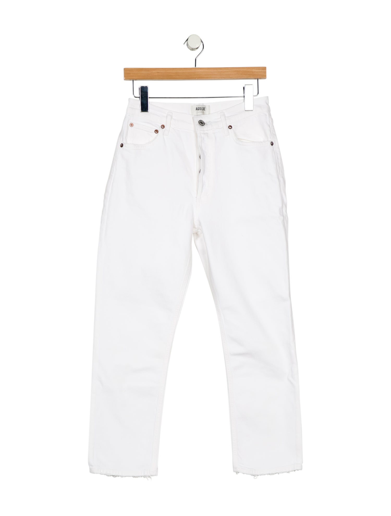 AGOLDE High-Rise Straight Leg Jeans