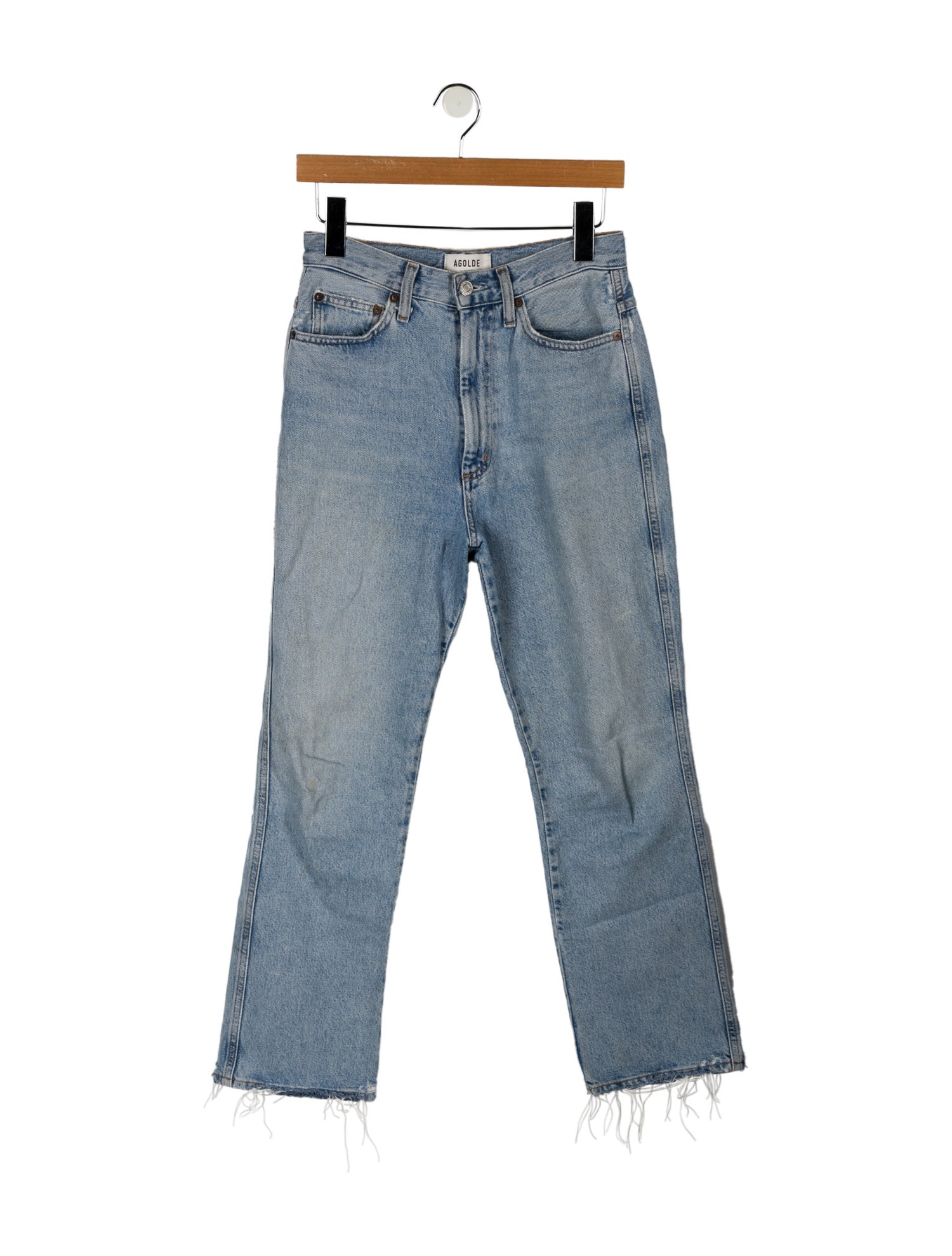 AGOLDE High-Rise Straight Leg Jeans