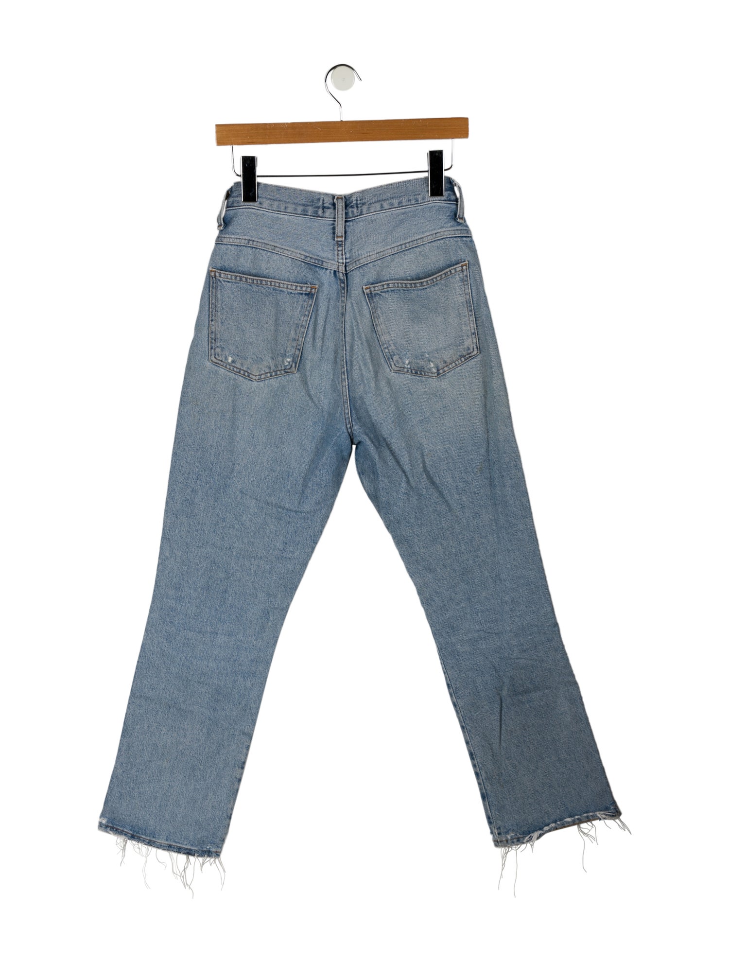 AGOLDE High-Rise Straight Leg Jeans