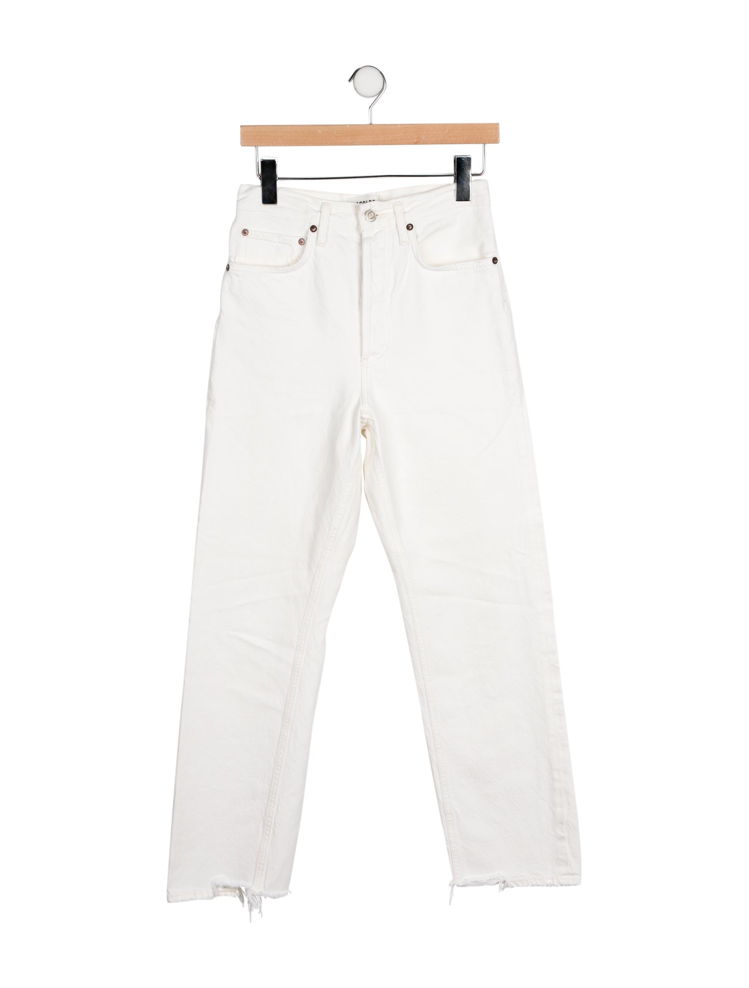 AGOLDE High-Rise Straight Leg Jeans