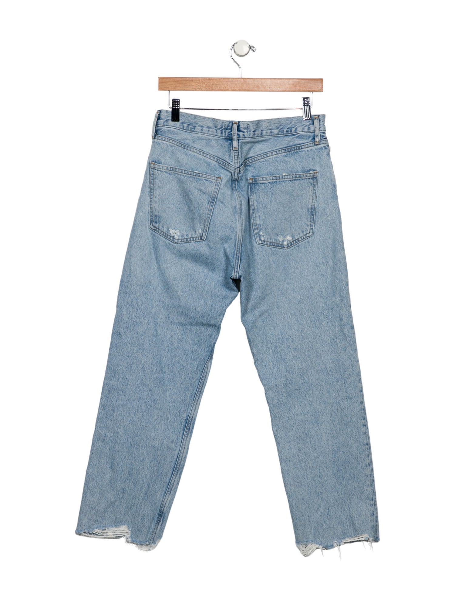 AGOLDE High-Rise Straight Leg Jeans