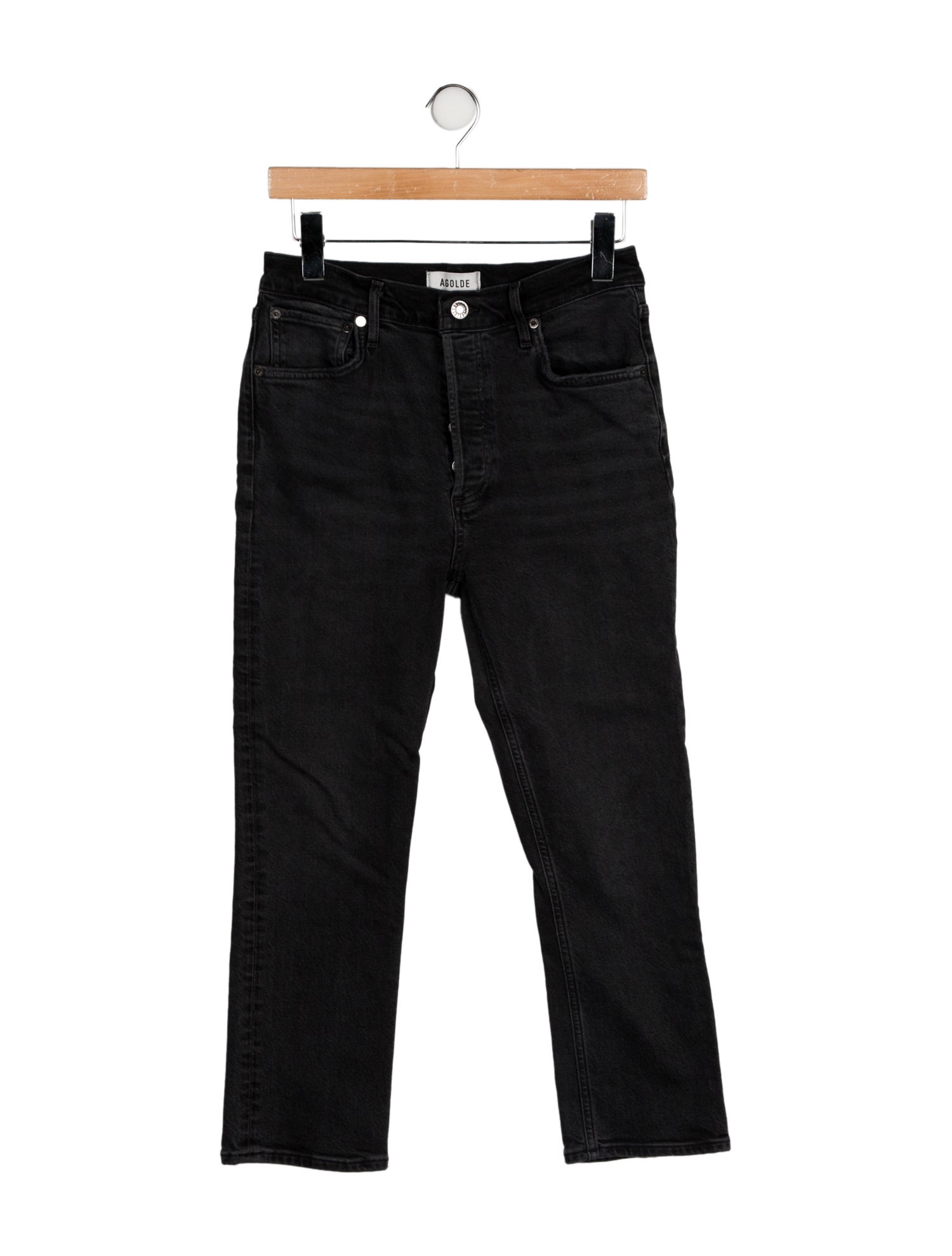 AGOLDE High-Rise Straight Leg Jeans