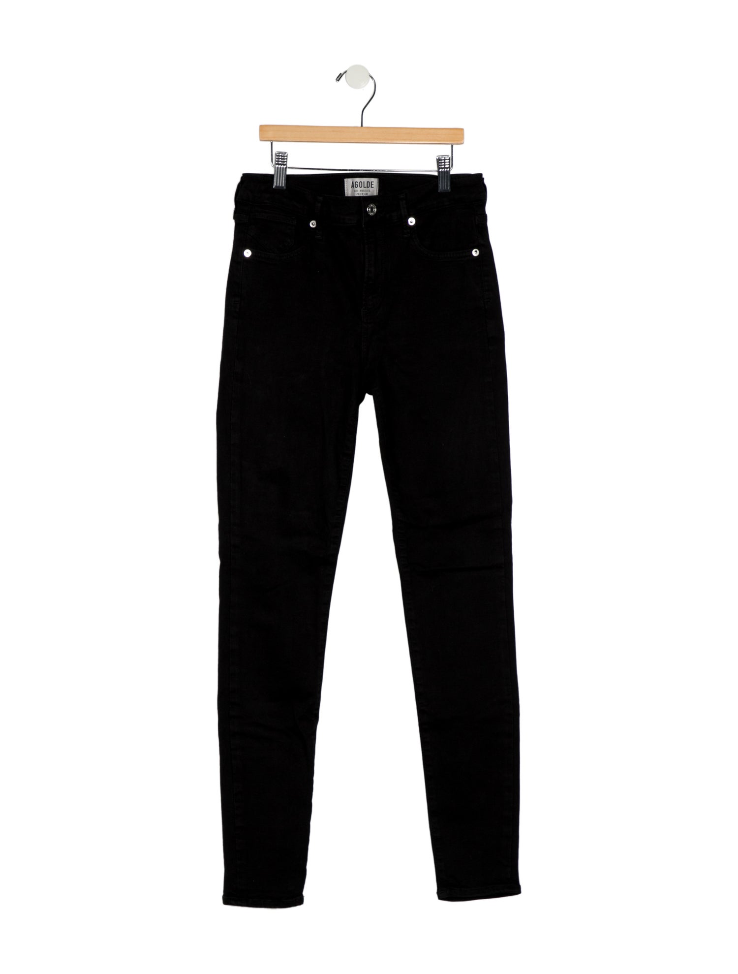 AGOLDE Mid-Rise Skinny Leg Jeans