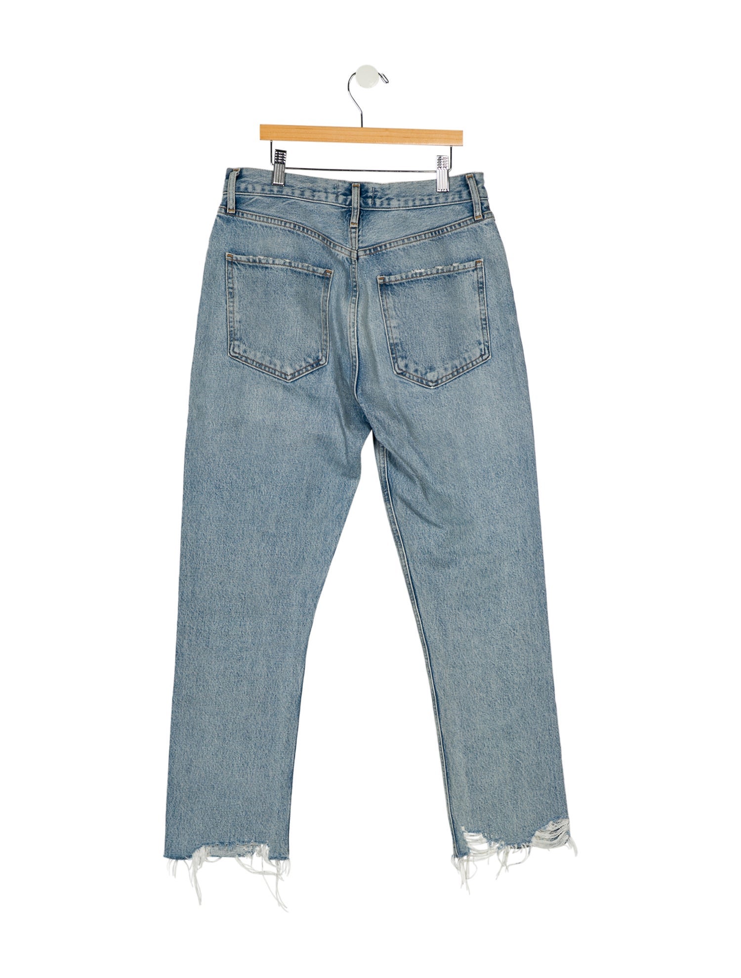 AGOLDE High-Rise Straight Leg Jeans
