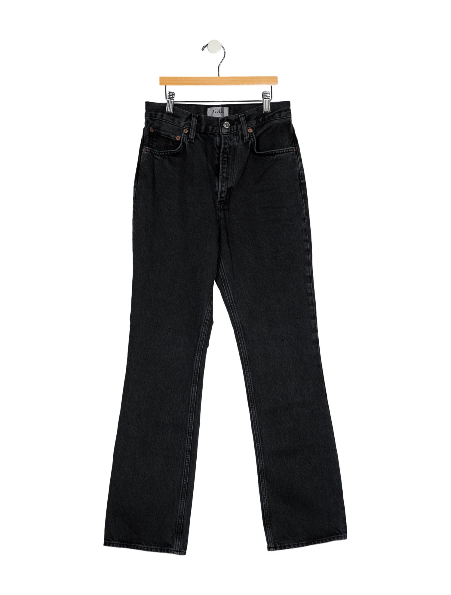 AGOLDE High-Rise Straight Leg Jeans