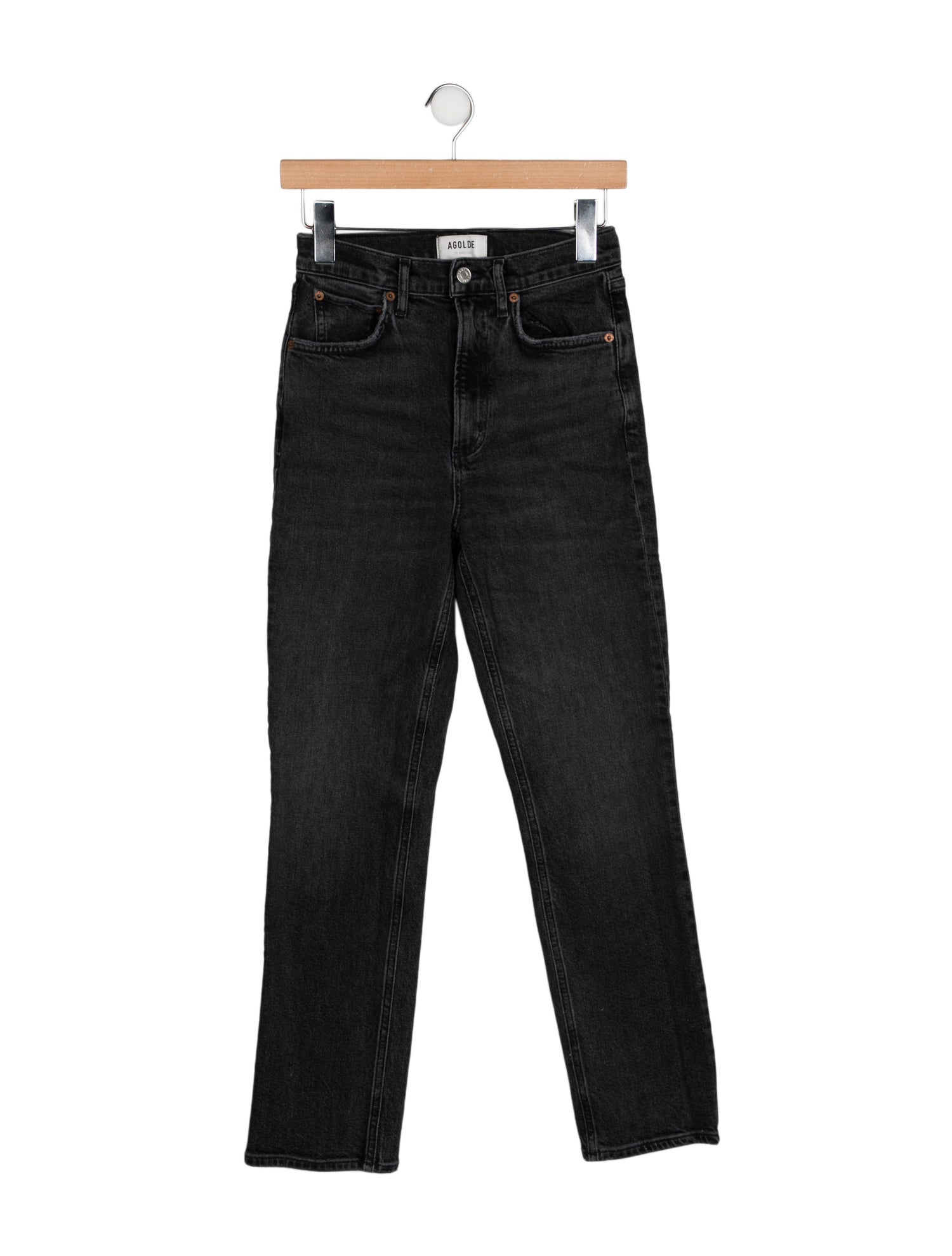 AGOLDE High-Rise Straight Leg Jeans