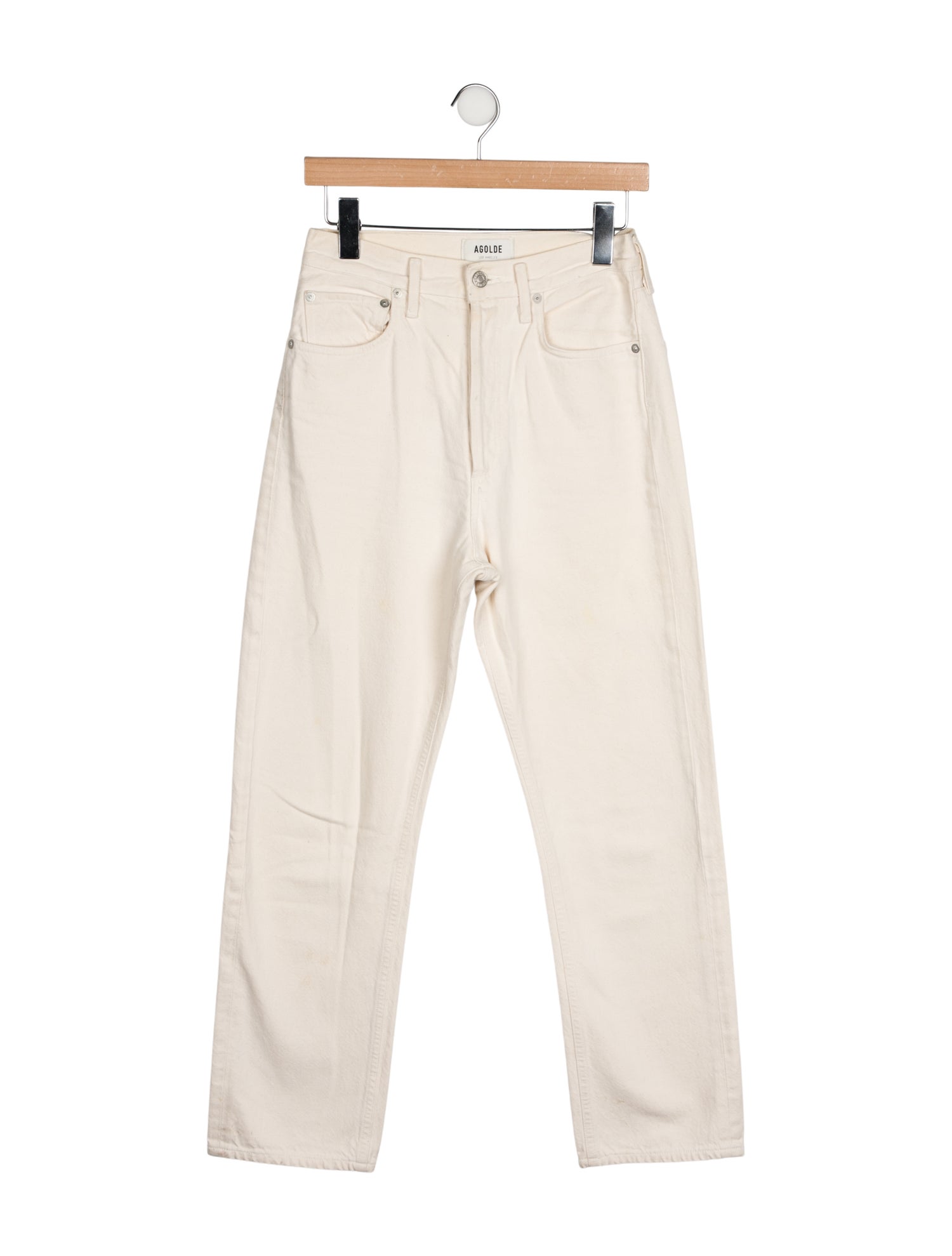 AGOLDE High-Rise Straight Leg Jeans