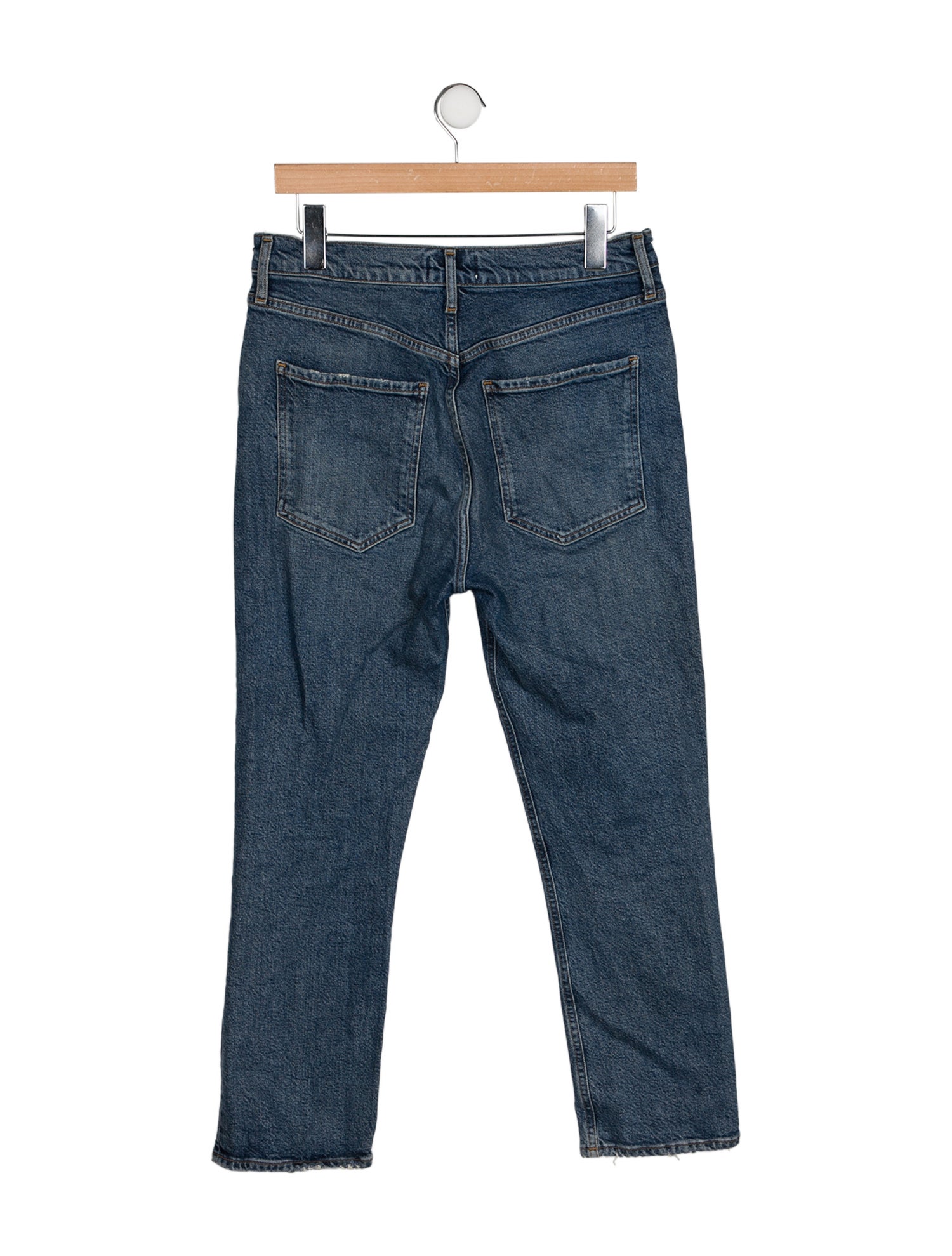 AGOLDE High-Rise Straight Leg Jeans