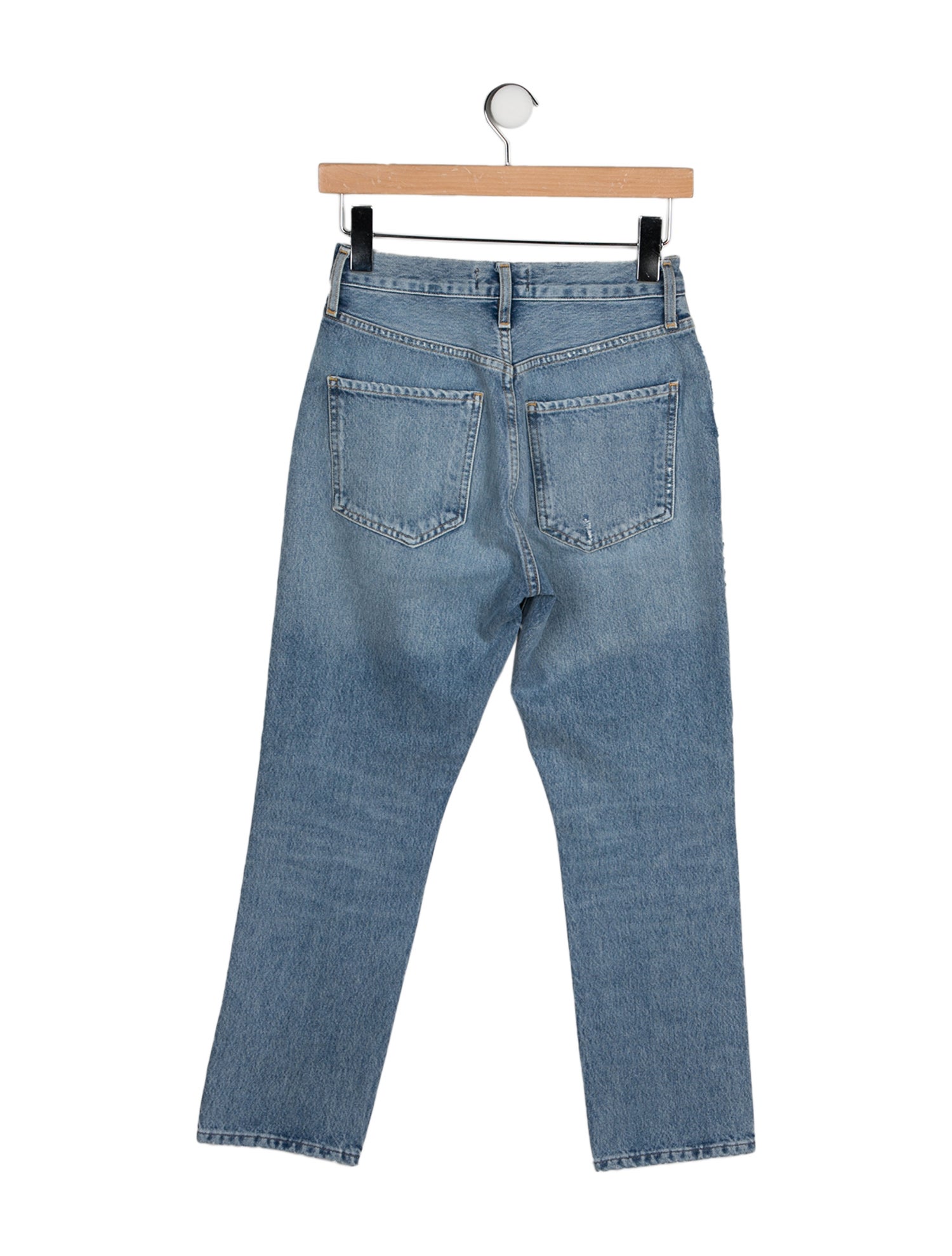 AGOLDE High-Rise Straight Leg Jeans