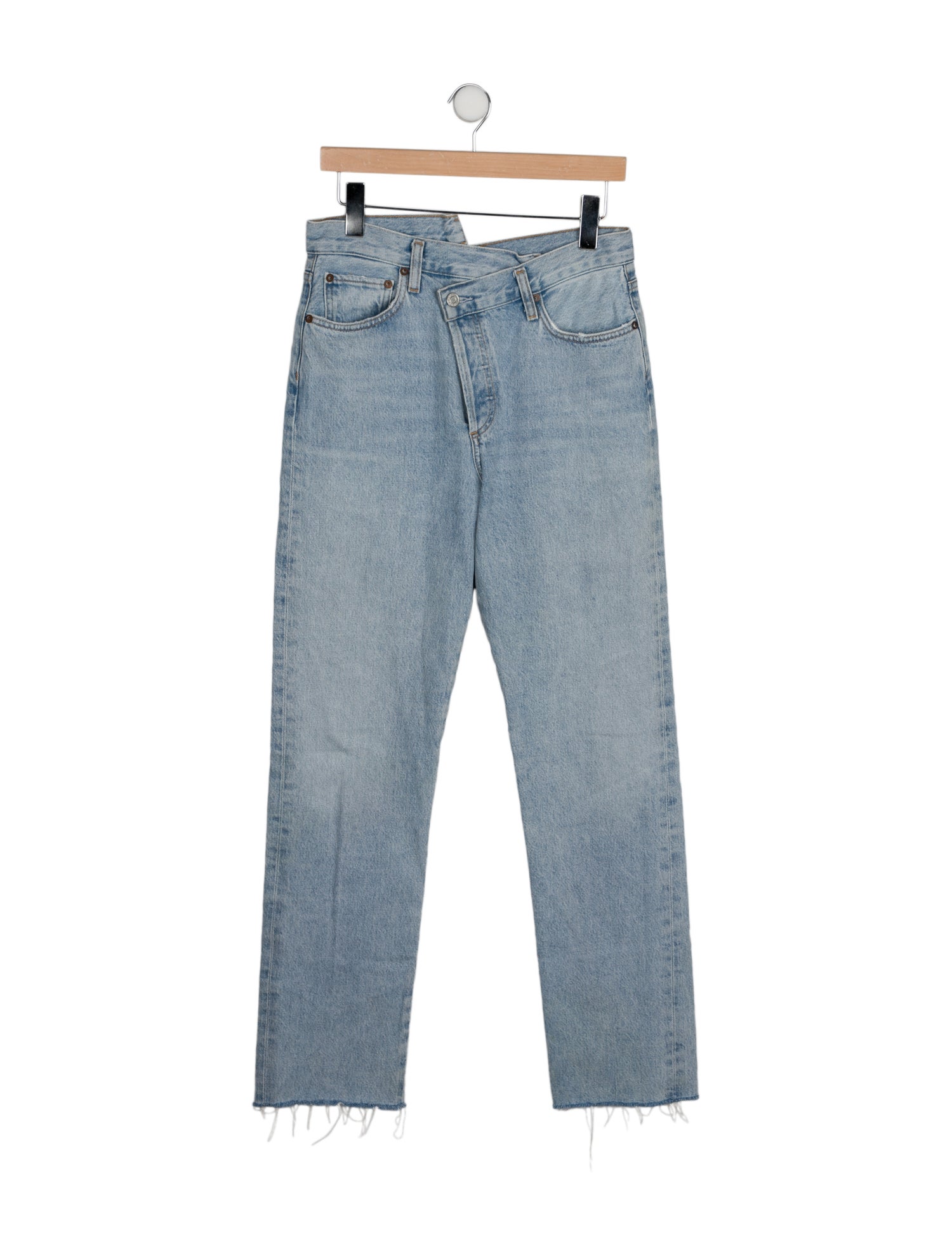 AGOLDE High-Rise Straight Leg Jeans