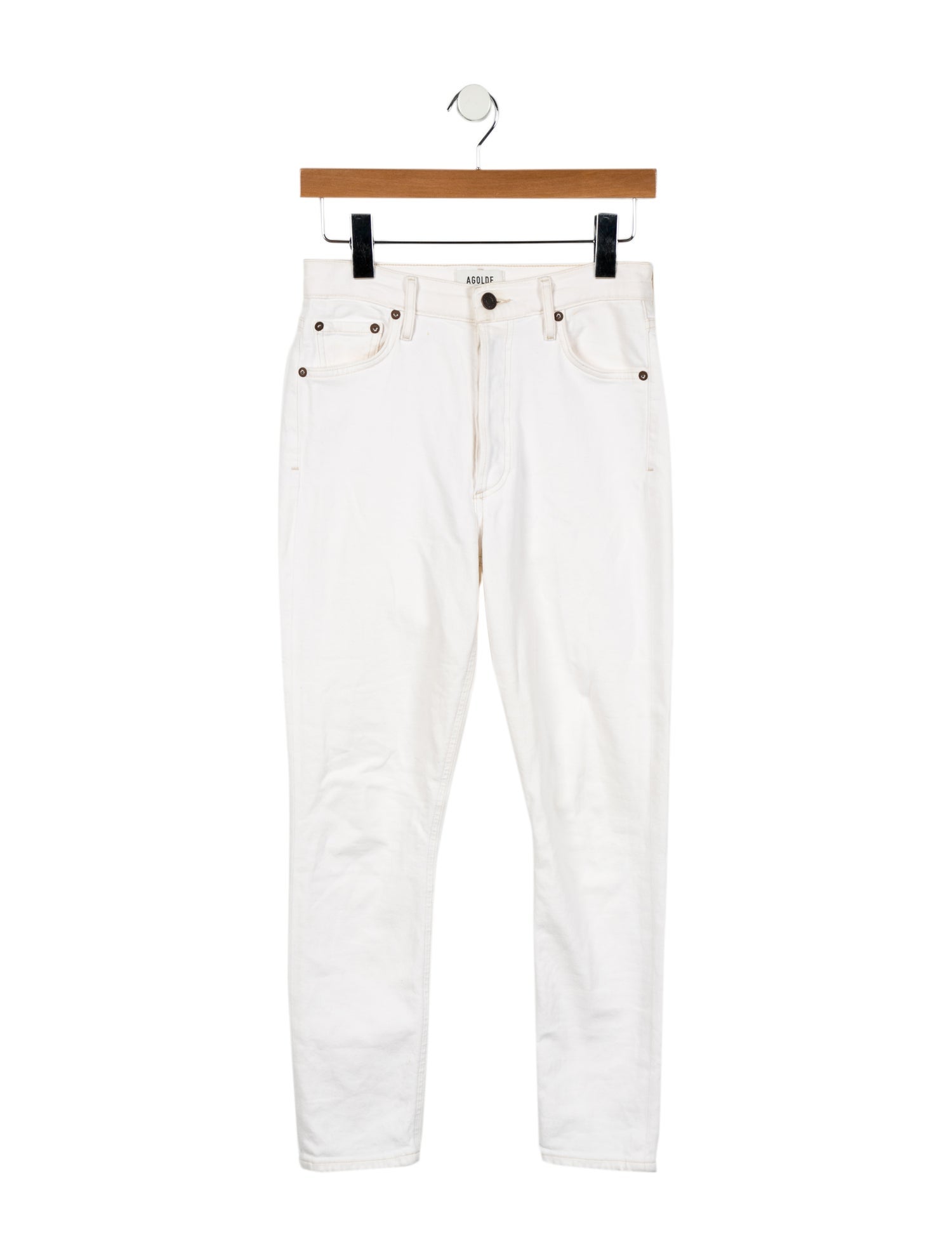 AGOLDE Mid-Rise Skinny Leg Jeans