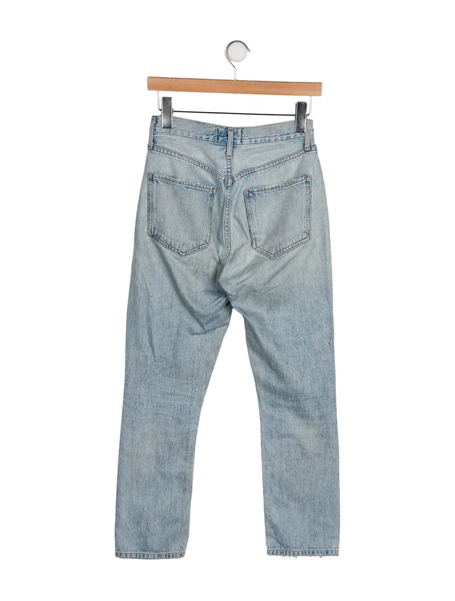AGOLDE High-Rise Straight Leg Jeans