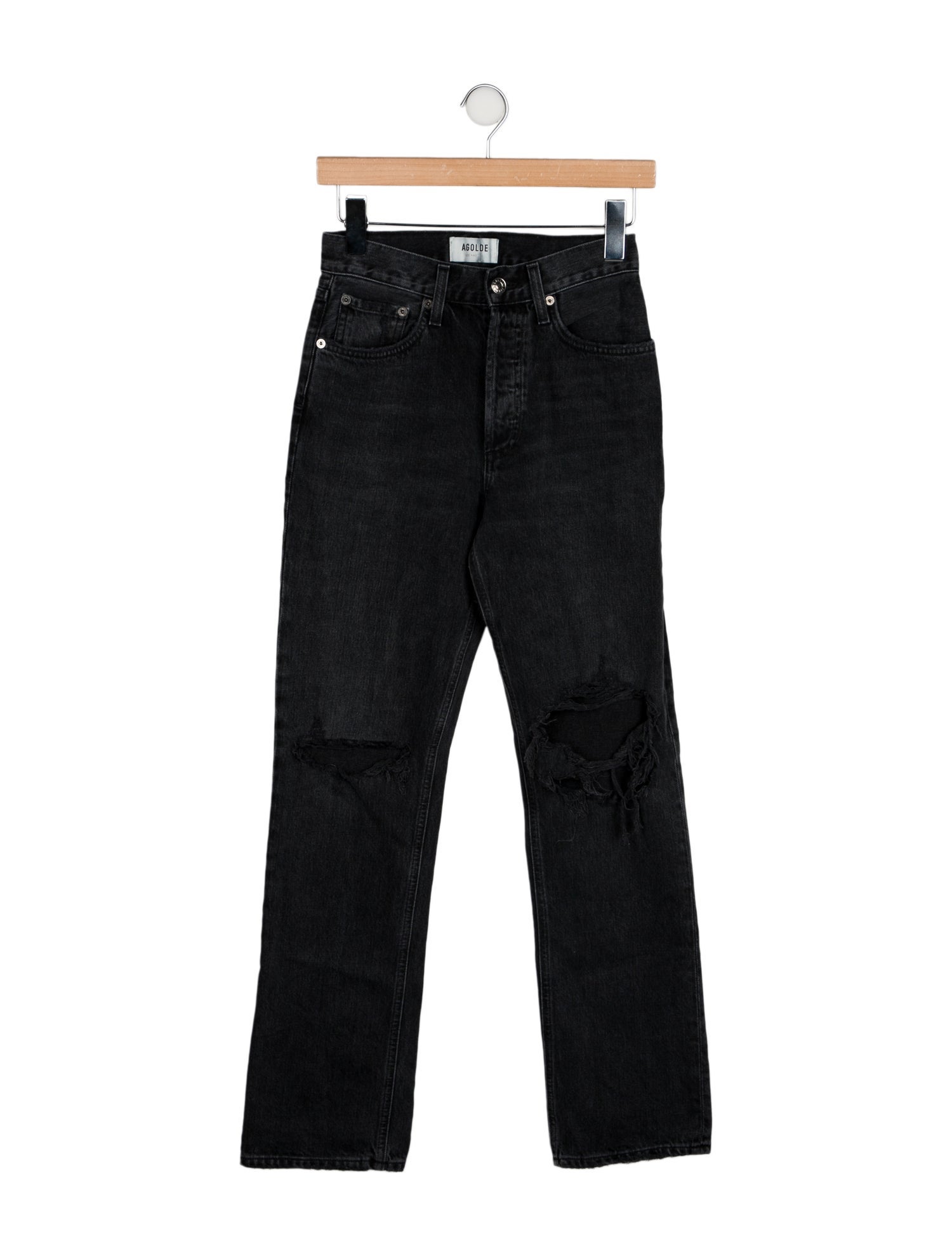 AGOLDE High-Rise Straight Leg Jeans