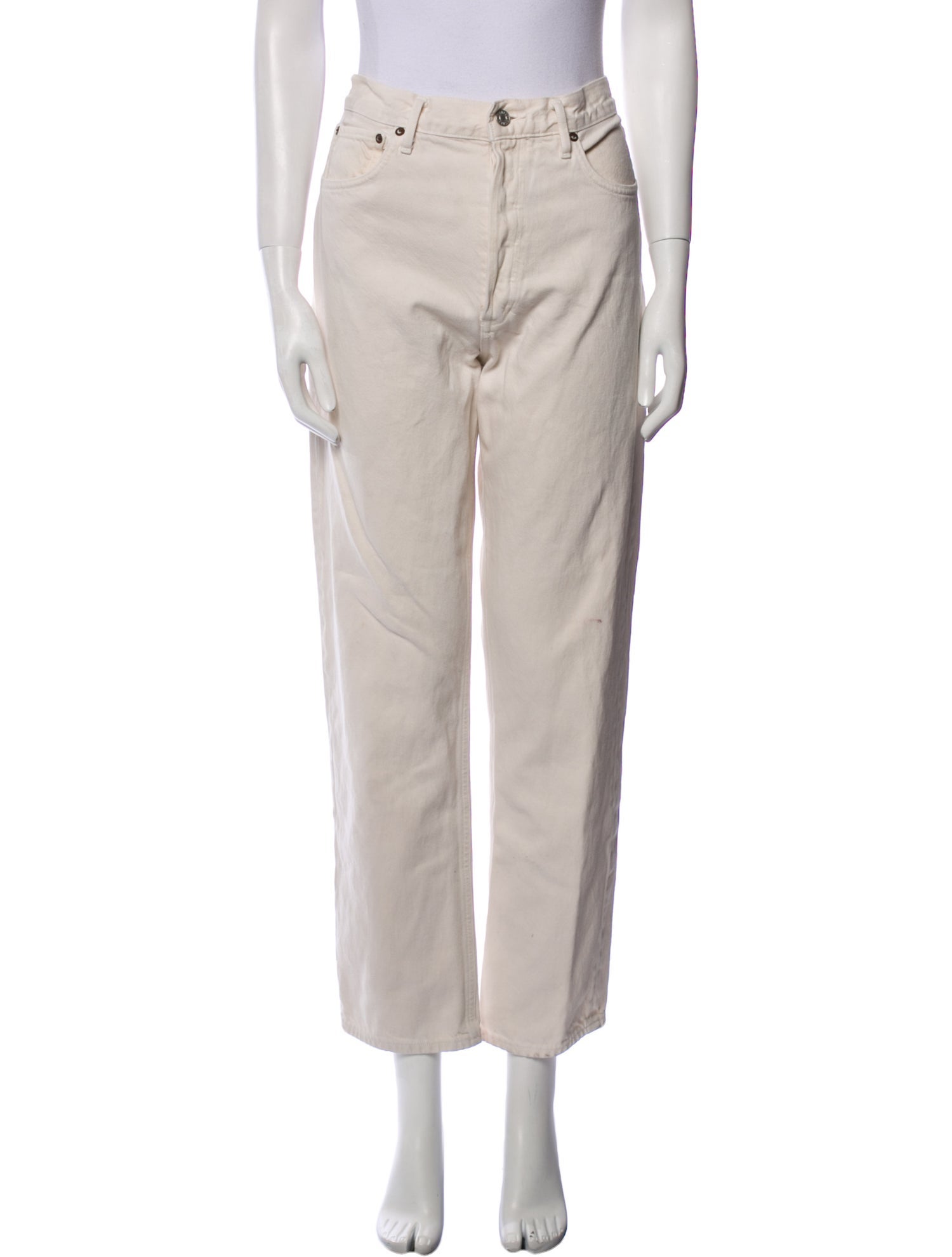 AGOLDE High-Rise Straight Leg Jeans