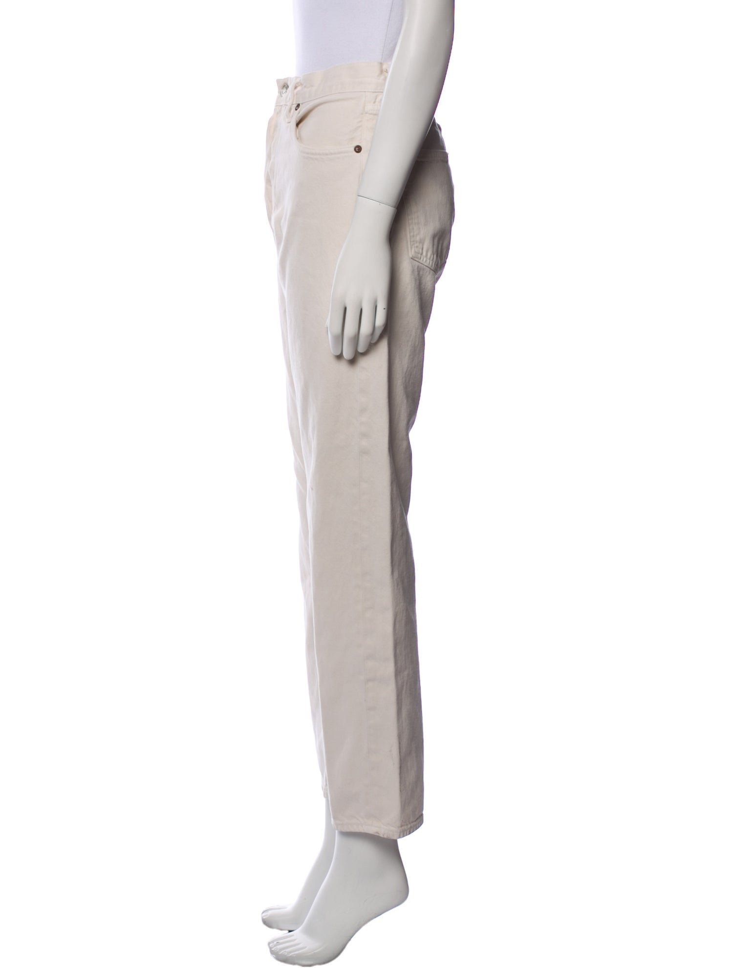 AGOLDE High-Rise Straight Leg Jeans