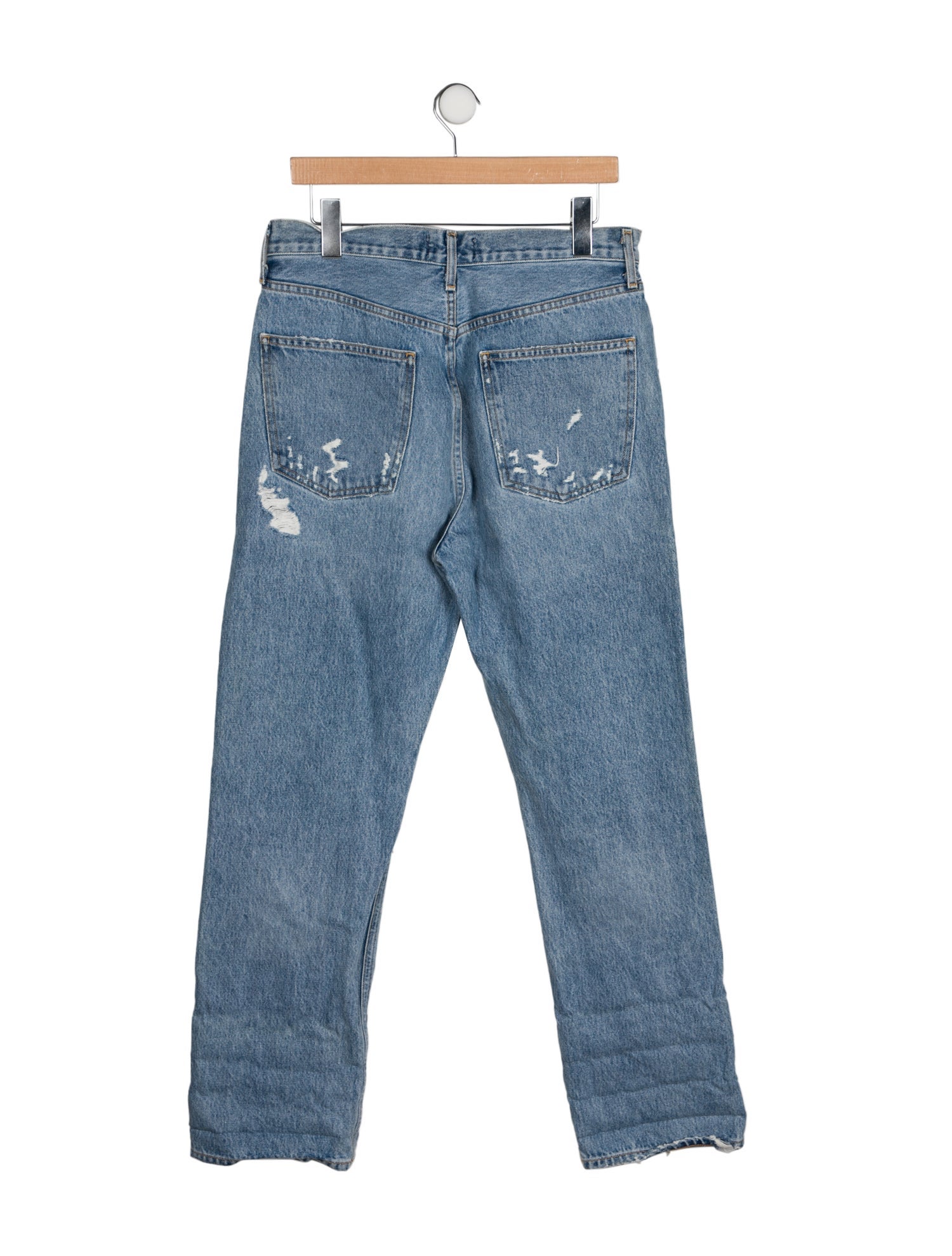 AGOLDE High-Rise Straight Leg Jeans